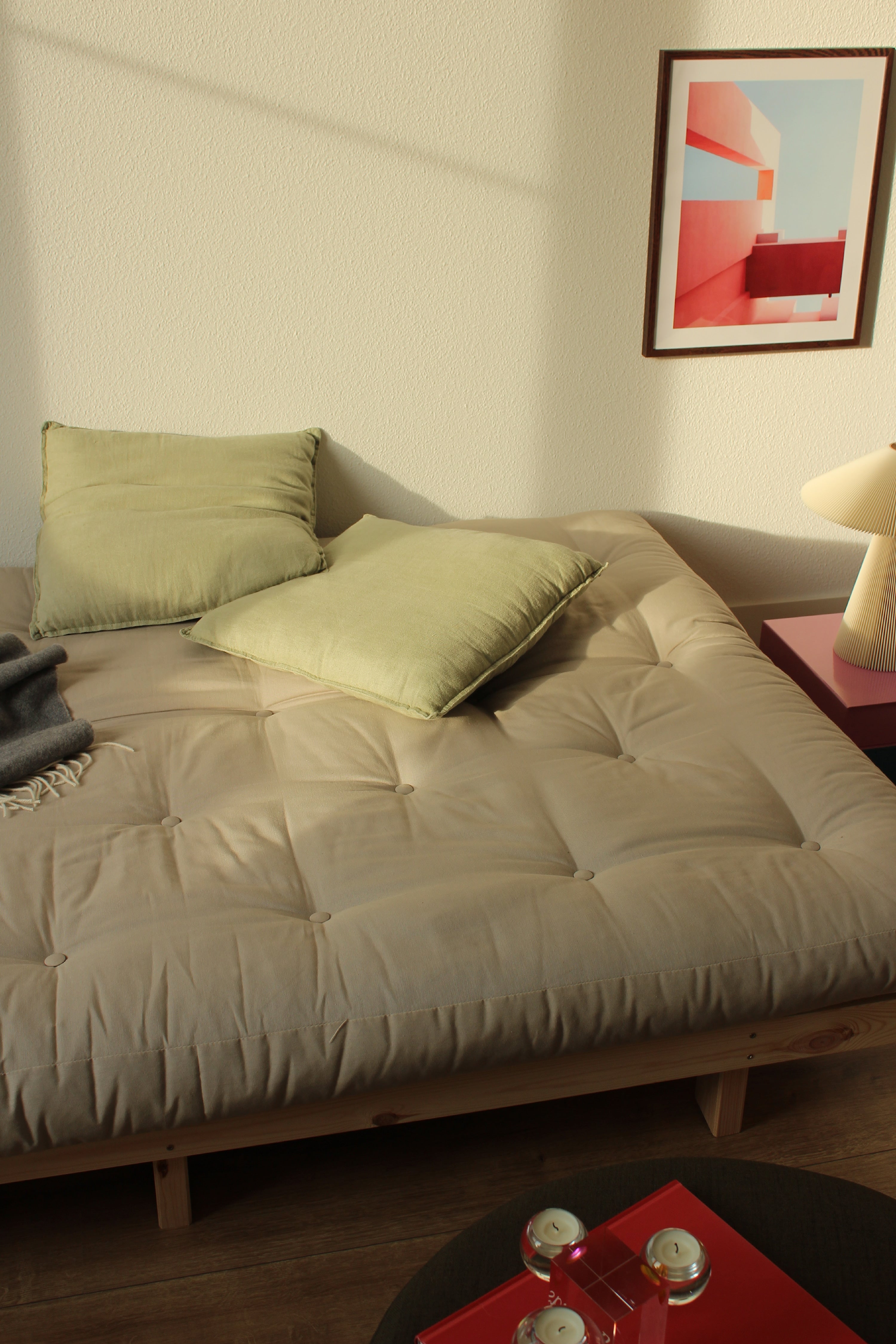 LEAN RAW 130 X 200 W. ALPHA MATTRESS GREY