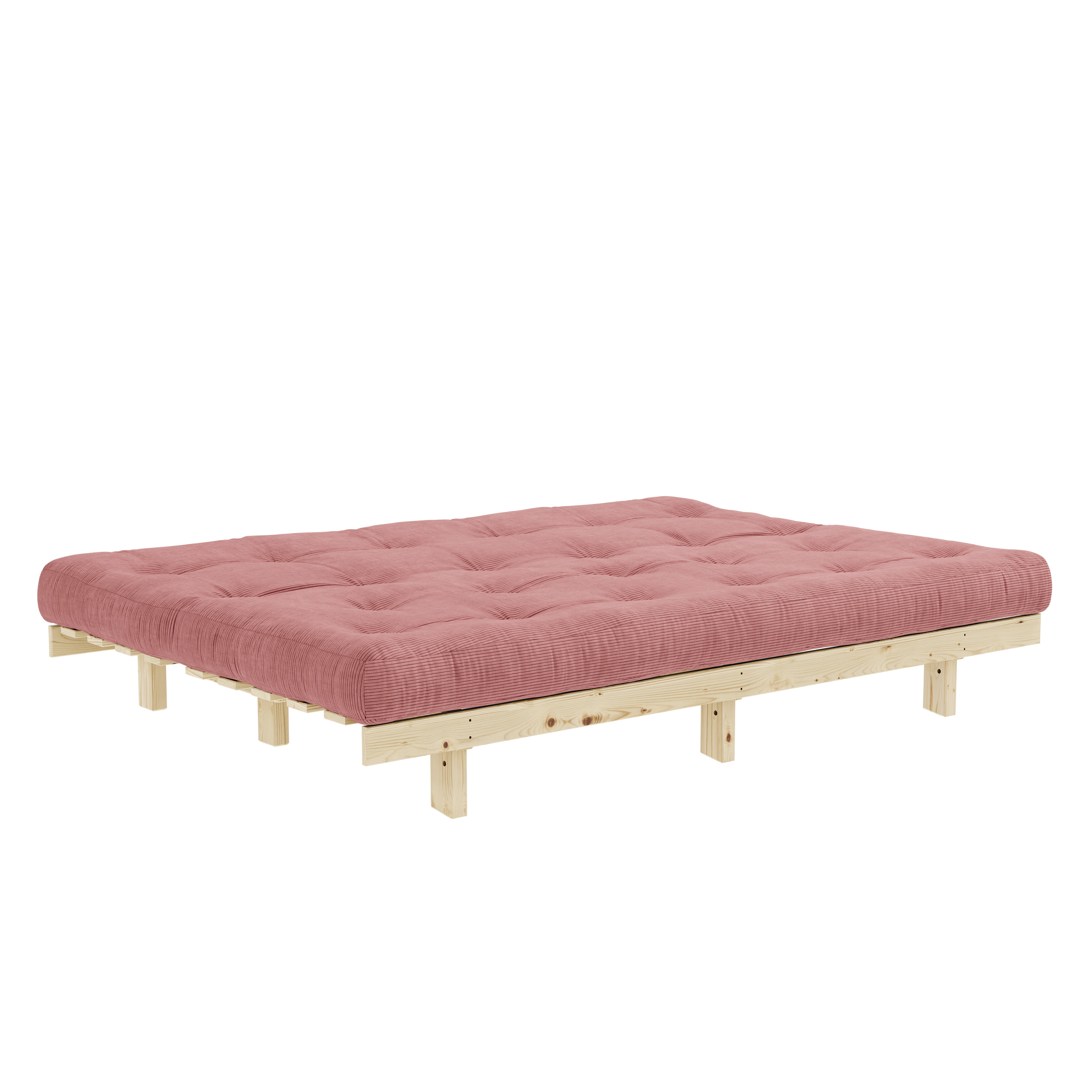 LEAN RAW 130 X 190 W. 5-LAYER MIXED MATTRESS SORBET PINK