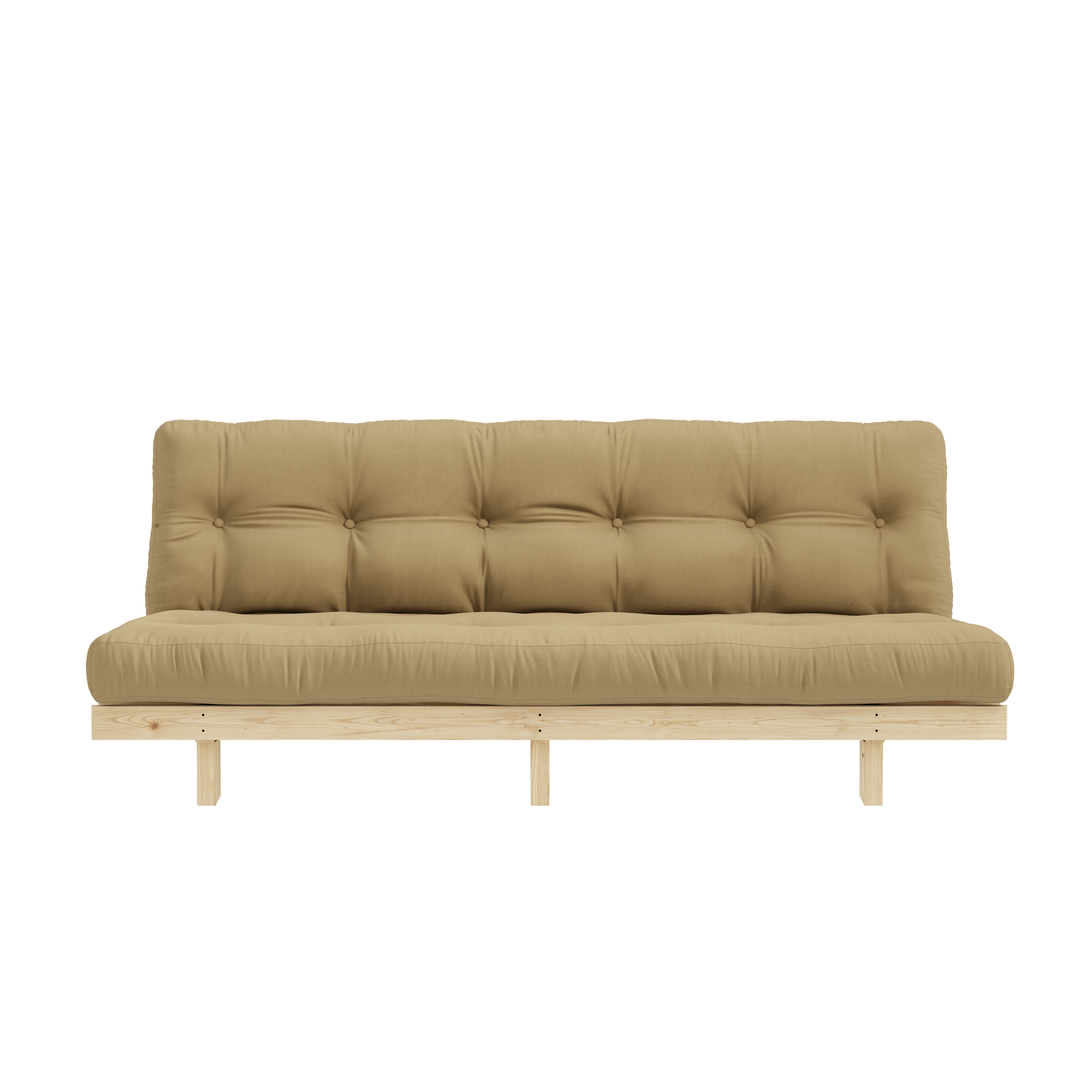 LEAN RAW 130 X 200 W. ALPHA MATTRESS WHEAT BEIGE