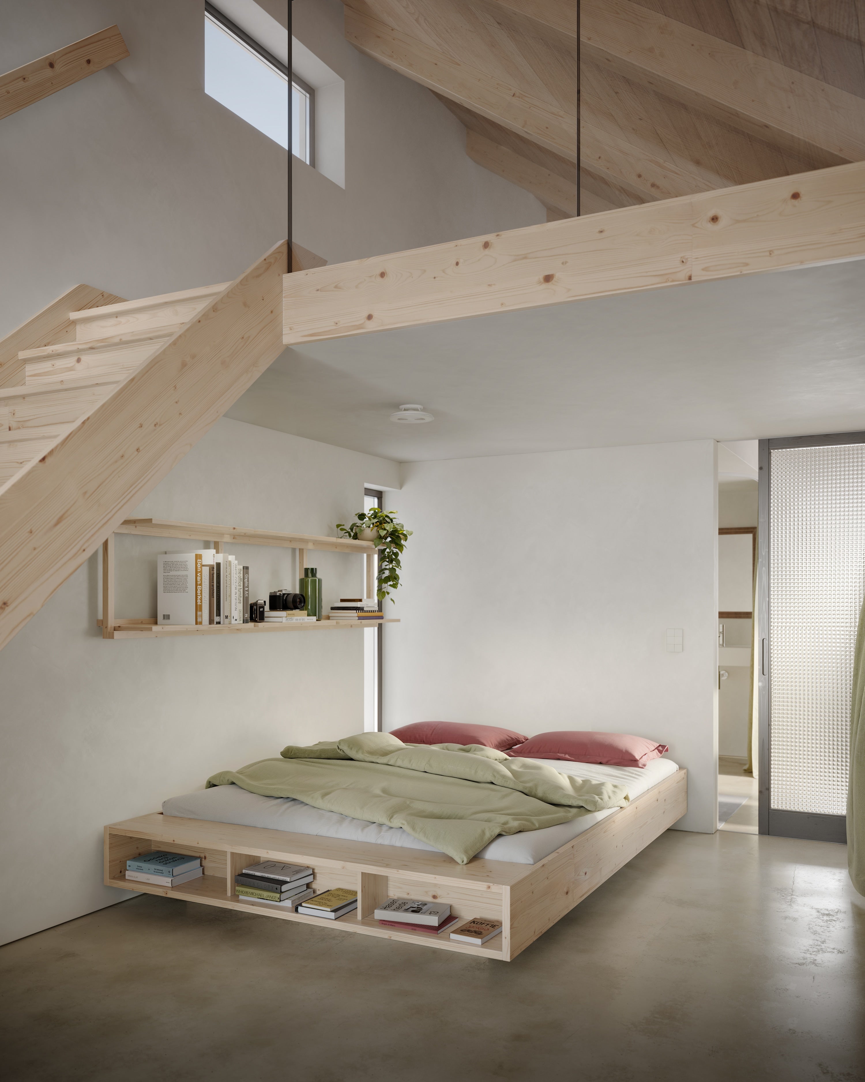 MERGE BED RAW KING SIZE