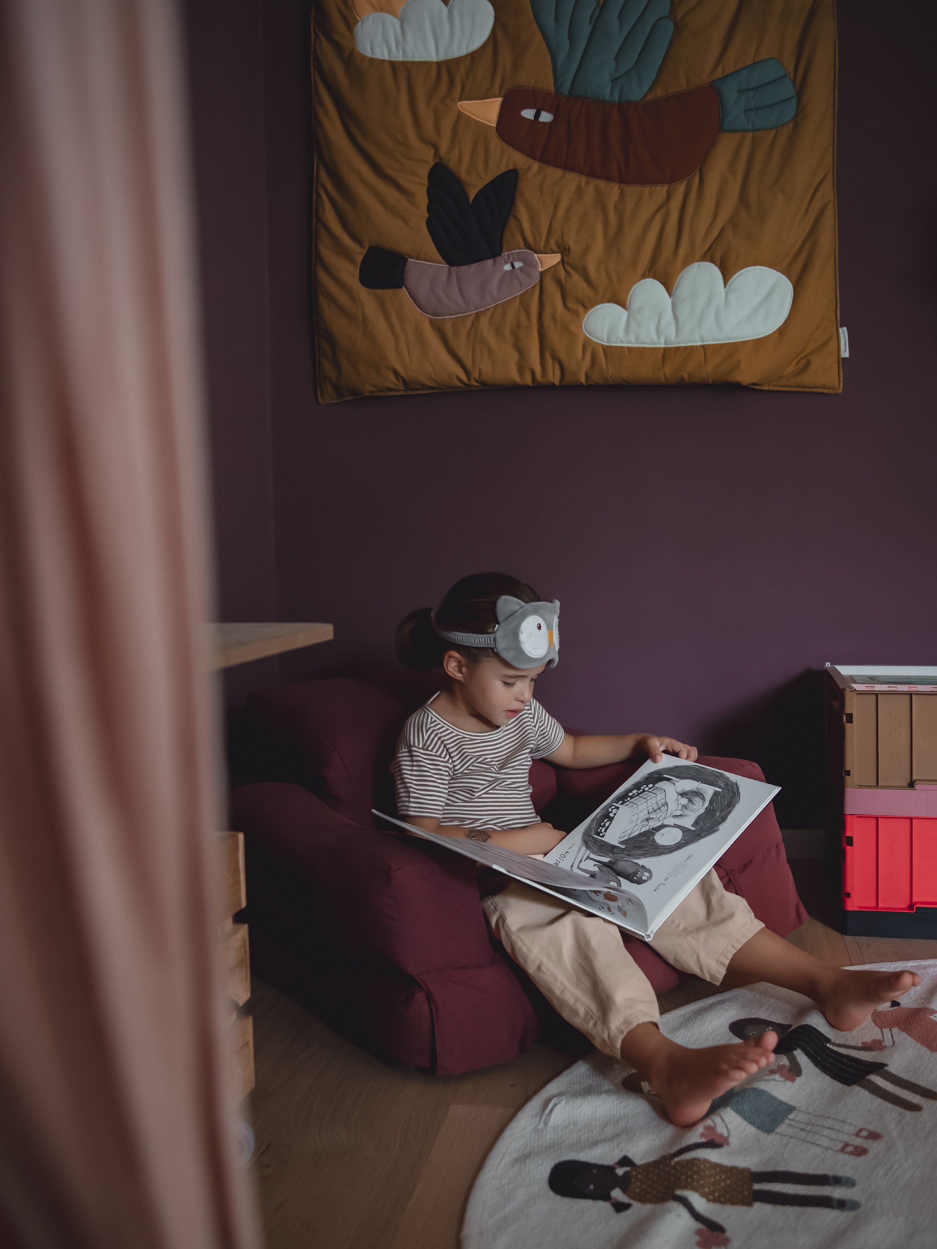 MINI HIPPO CHAIR NAVY