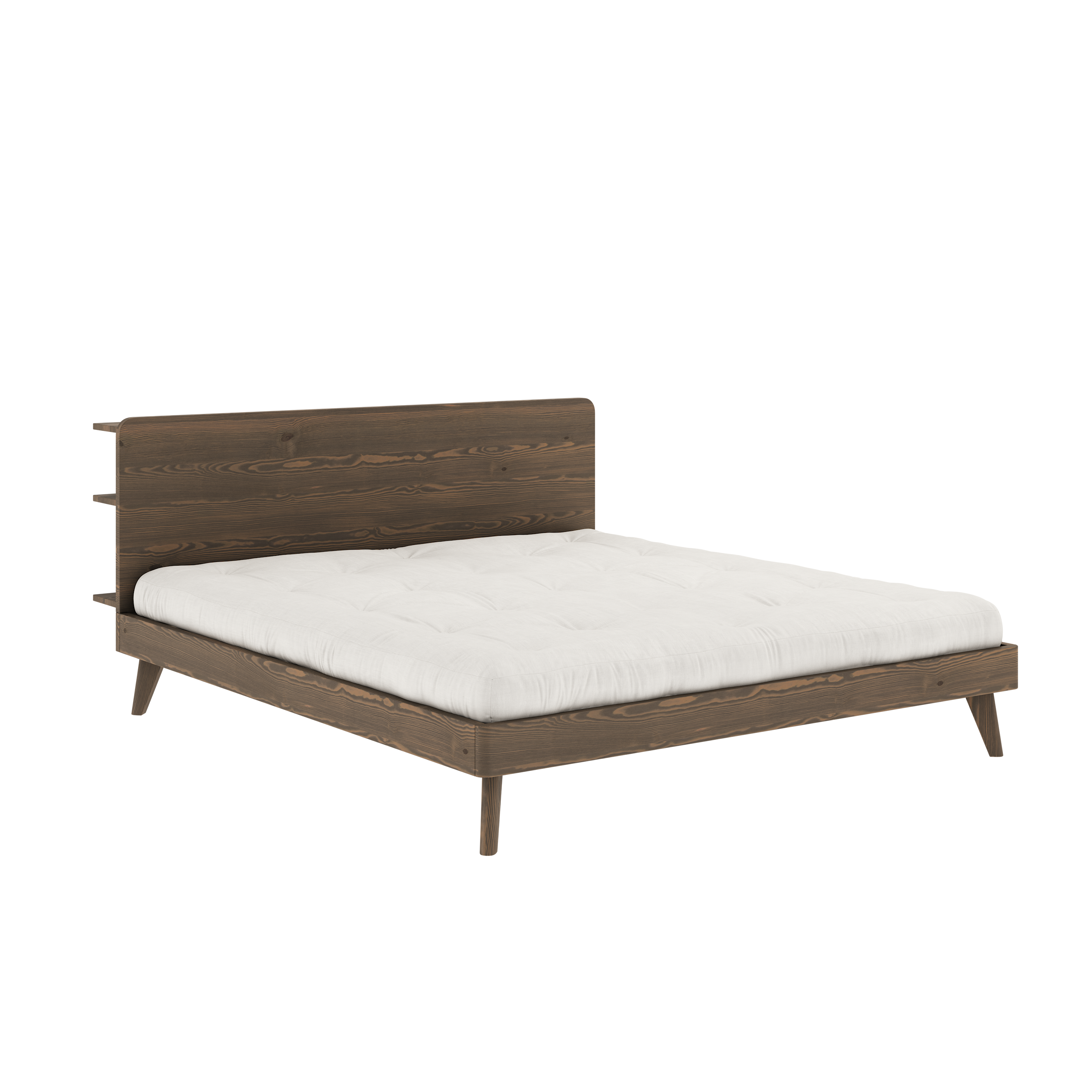 RETREAT BED CAROB BROWN 180 X 200