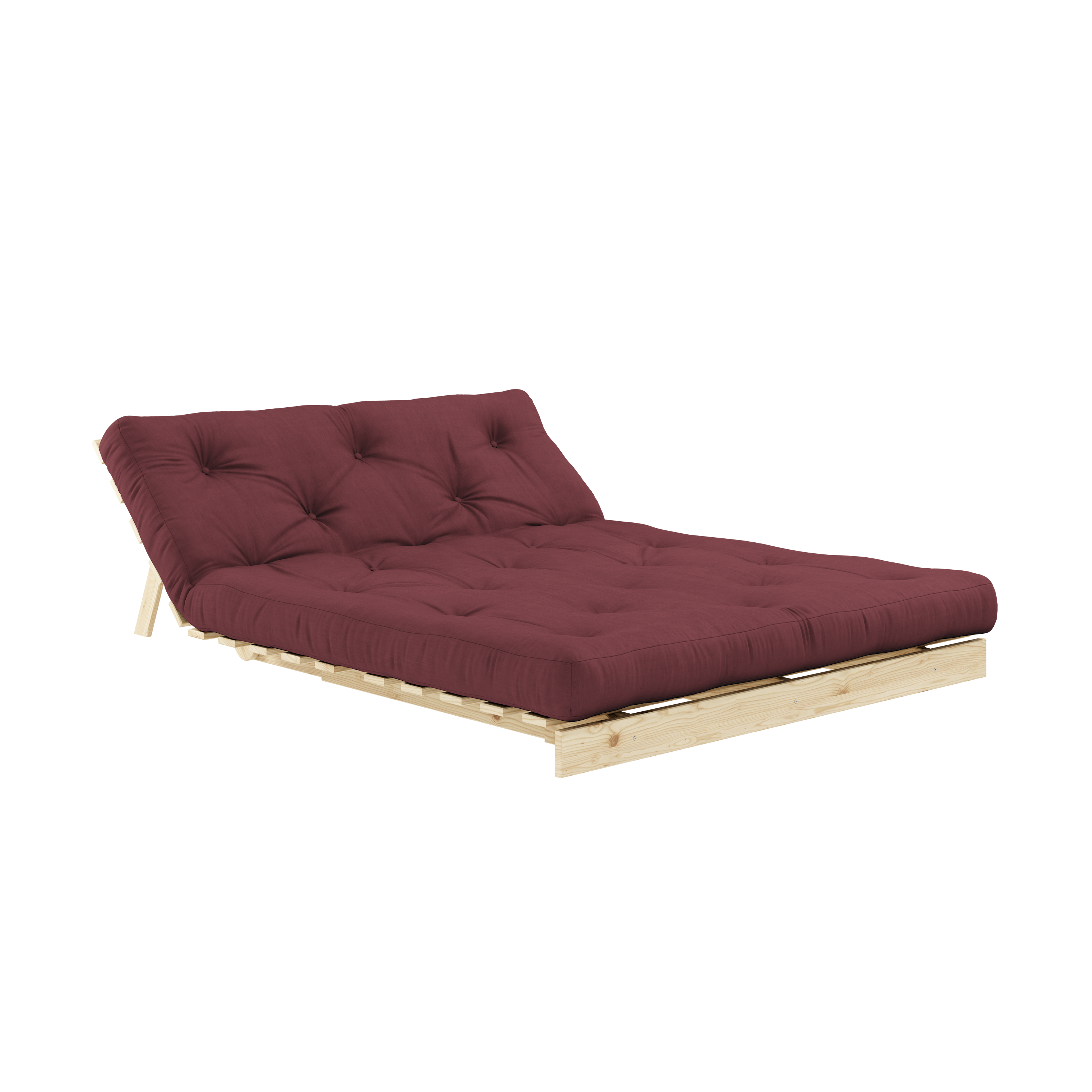ROOTS RAW 140 X 200 W. ROOTS MATTRESS BORDEAUX