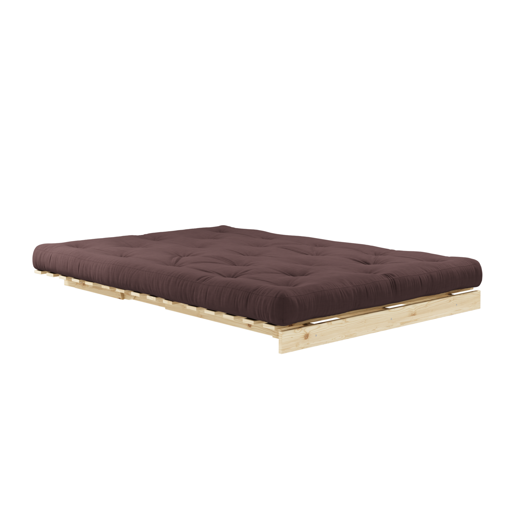 ROOTS RAW 140 X 200 W. ROOTS MATTRESS BROWN