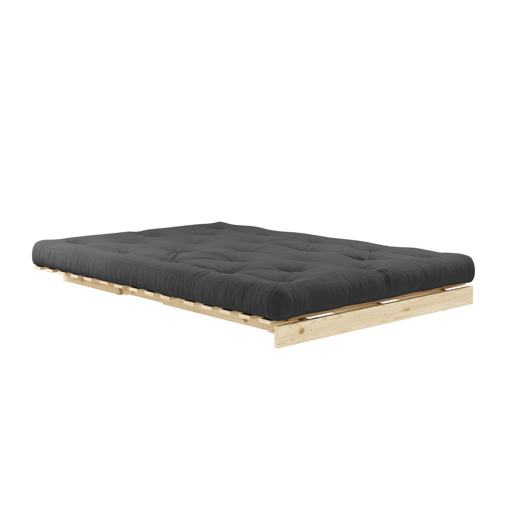 ROOTS RAW 140 X 200 W. ROOTS MATTRESS DARK GREY