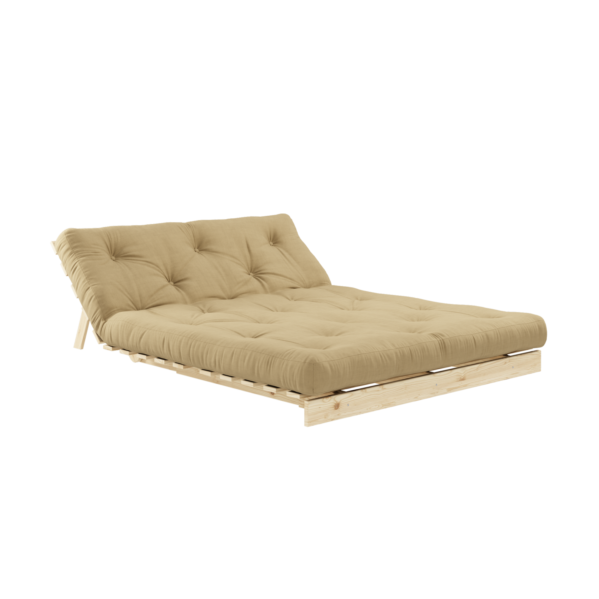ROOTS RAW 140 X 200 W. ROOTS MATTRESS WHEAT BEIGE