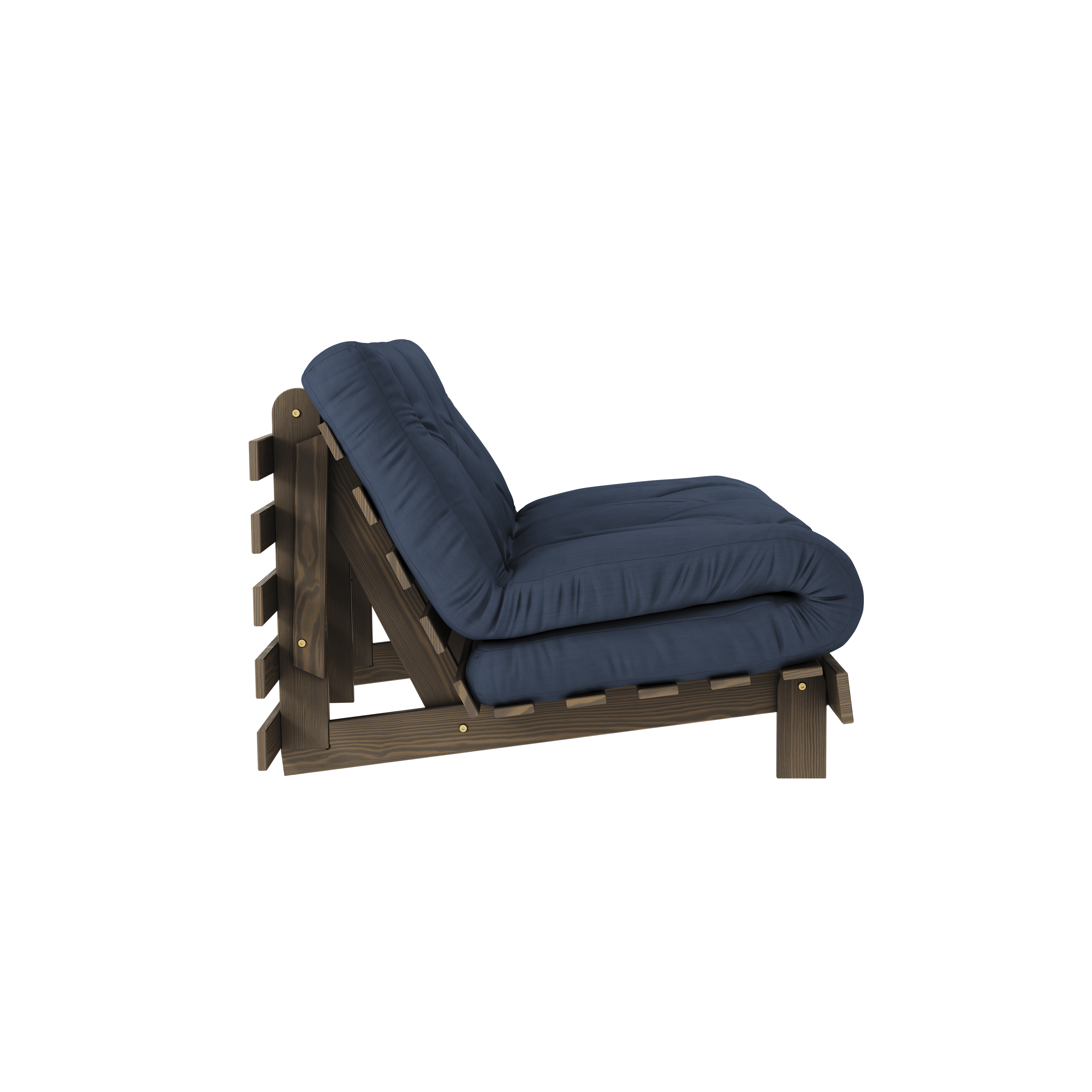 ROOTS CAROB BROWN 140 X 200 W. ROOTS MATTRESS NAVY