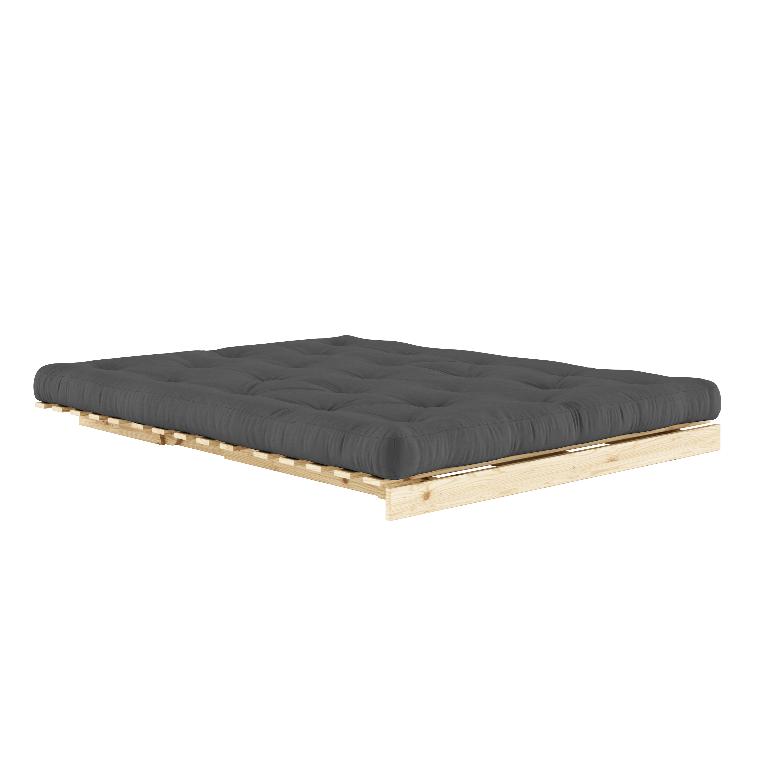 ROOTS RAW 160 X 200 W. ROOTS MATTRESS DARK GREY