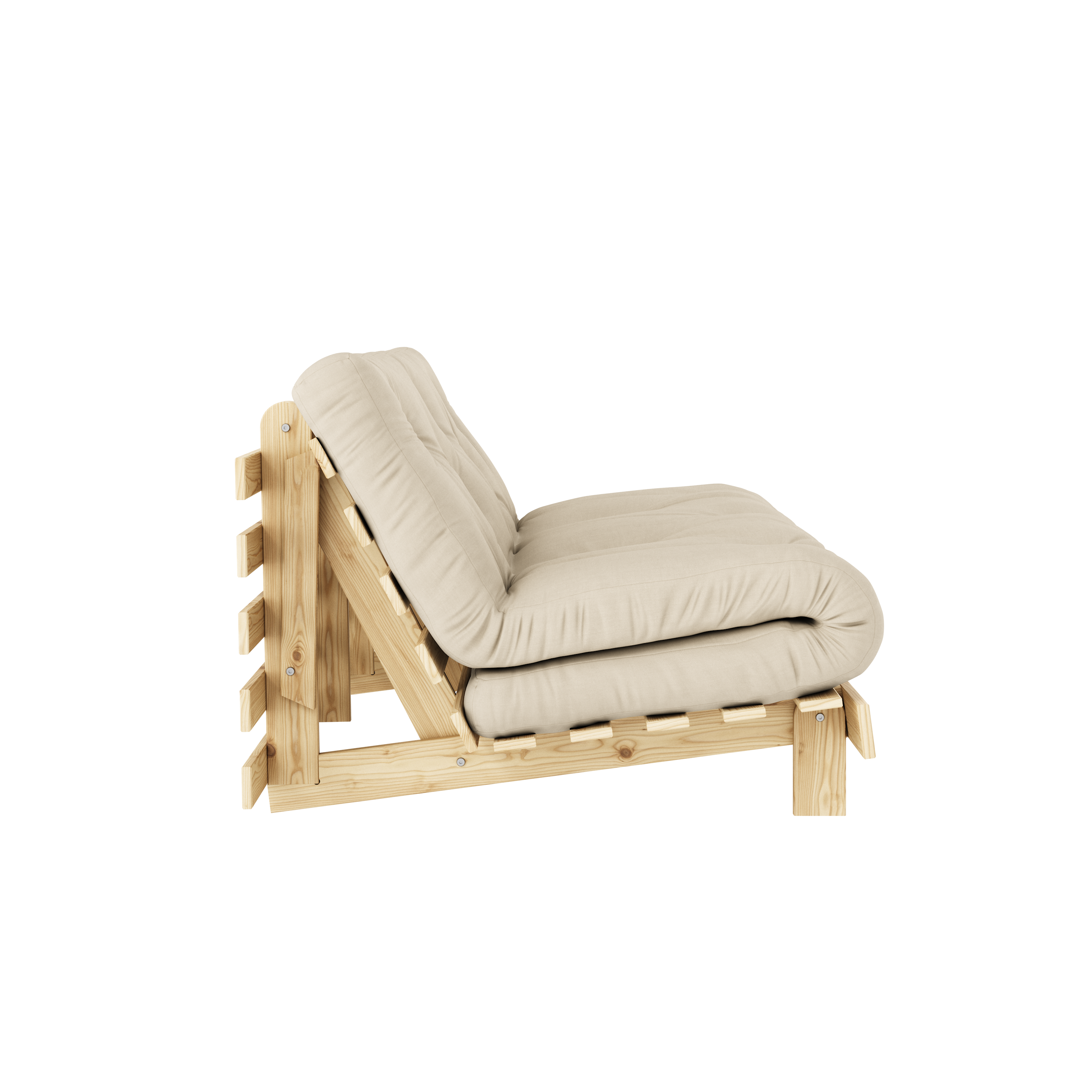 ROOTS RAW 160 X 200 W. ROOTS MATTRESS BEIGE