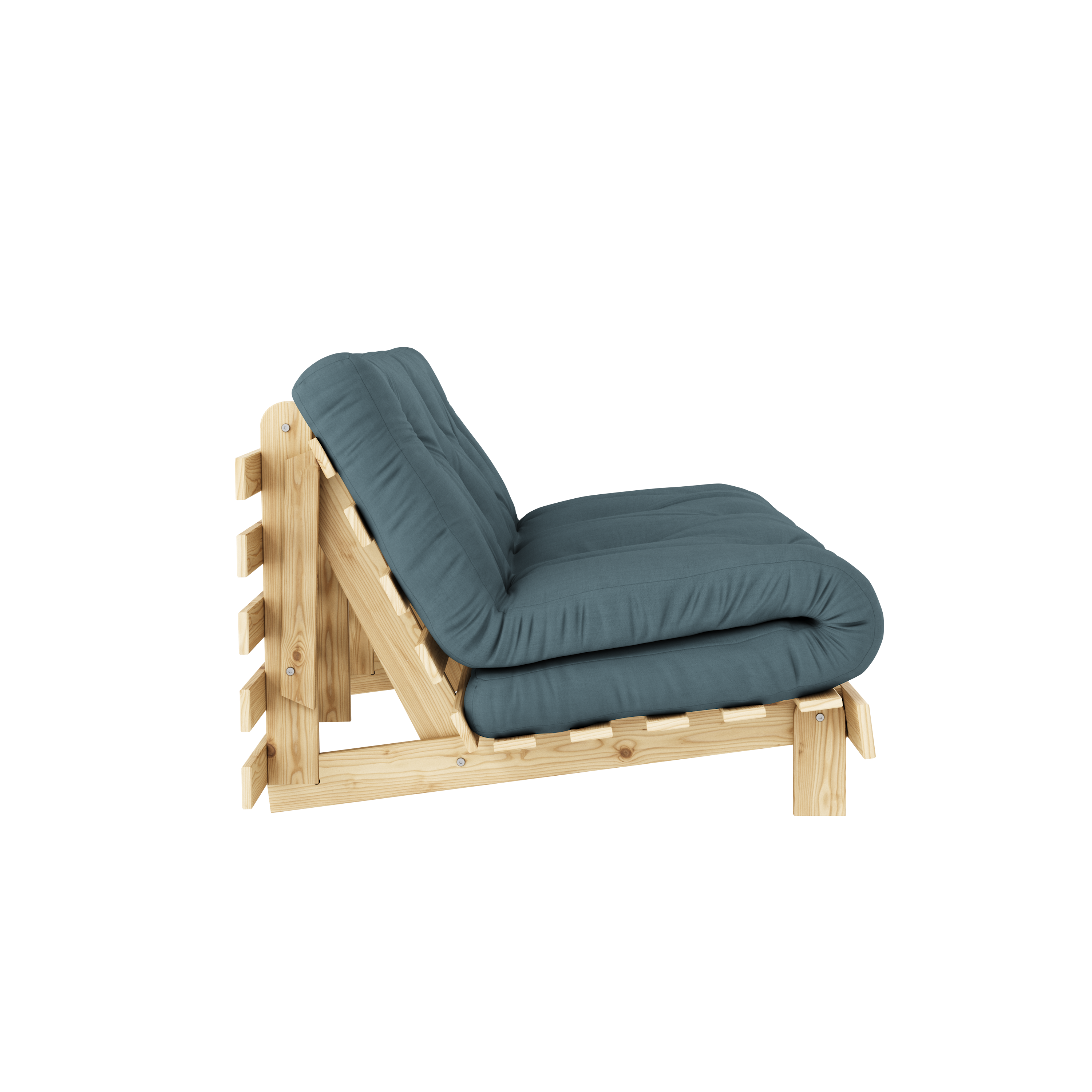 ROOTS RAW 160 X 200 W. ROOTS MATTRESS PETROL BLUE