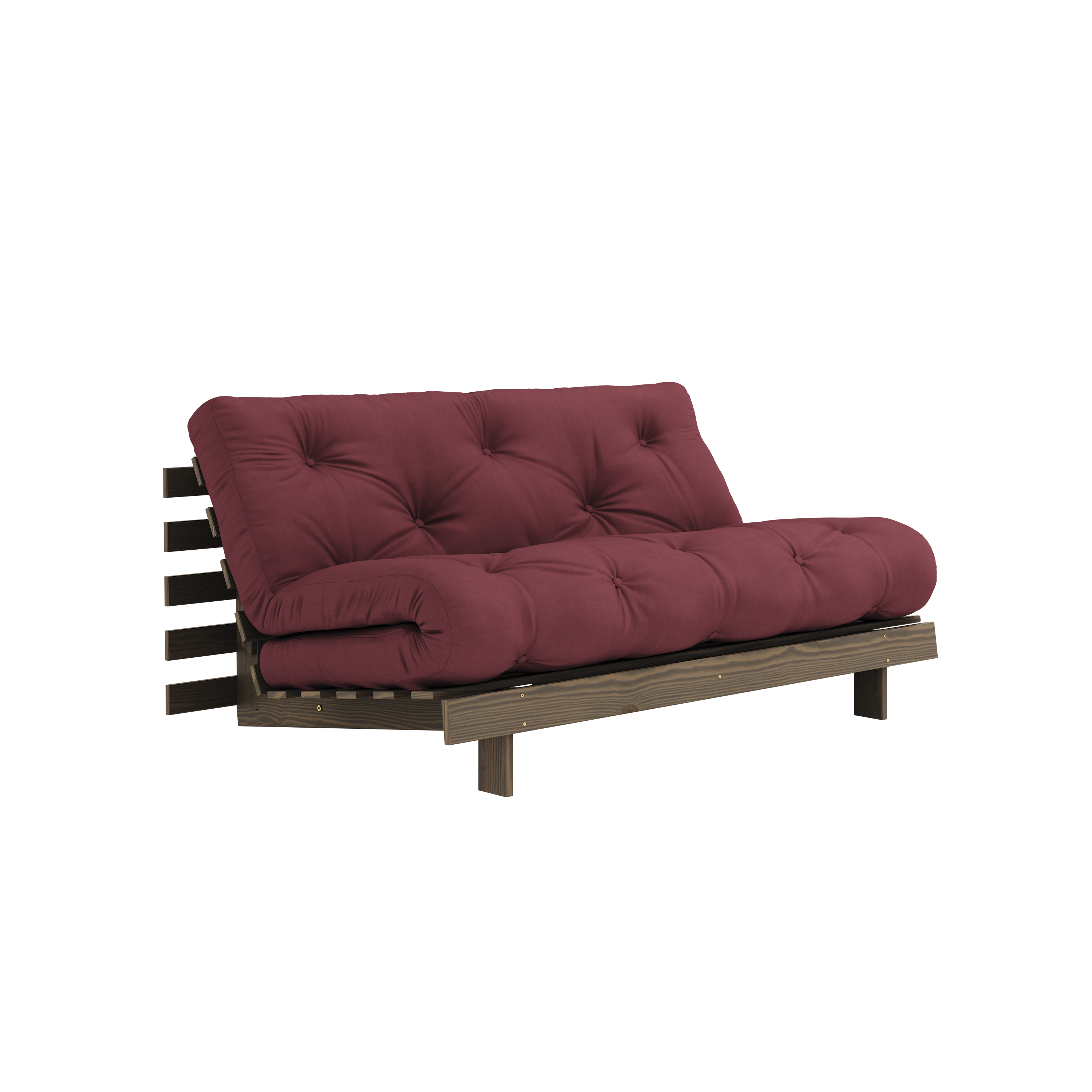 ROOTS CAROB BROWN 160 X 200 W. ROOTS MATTRESS BORDEAUX