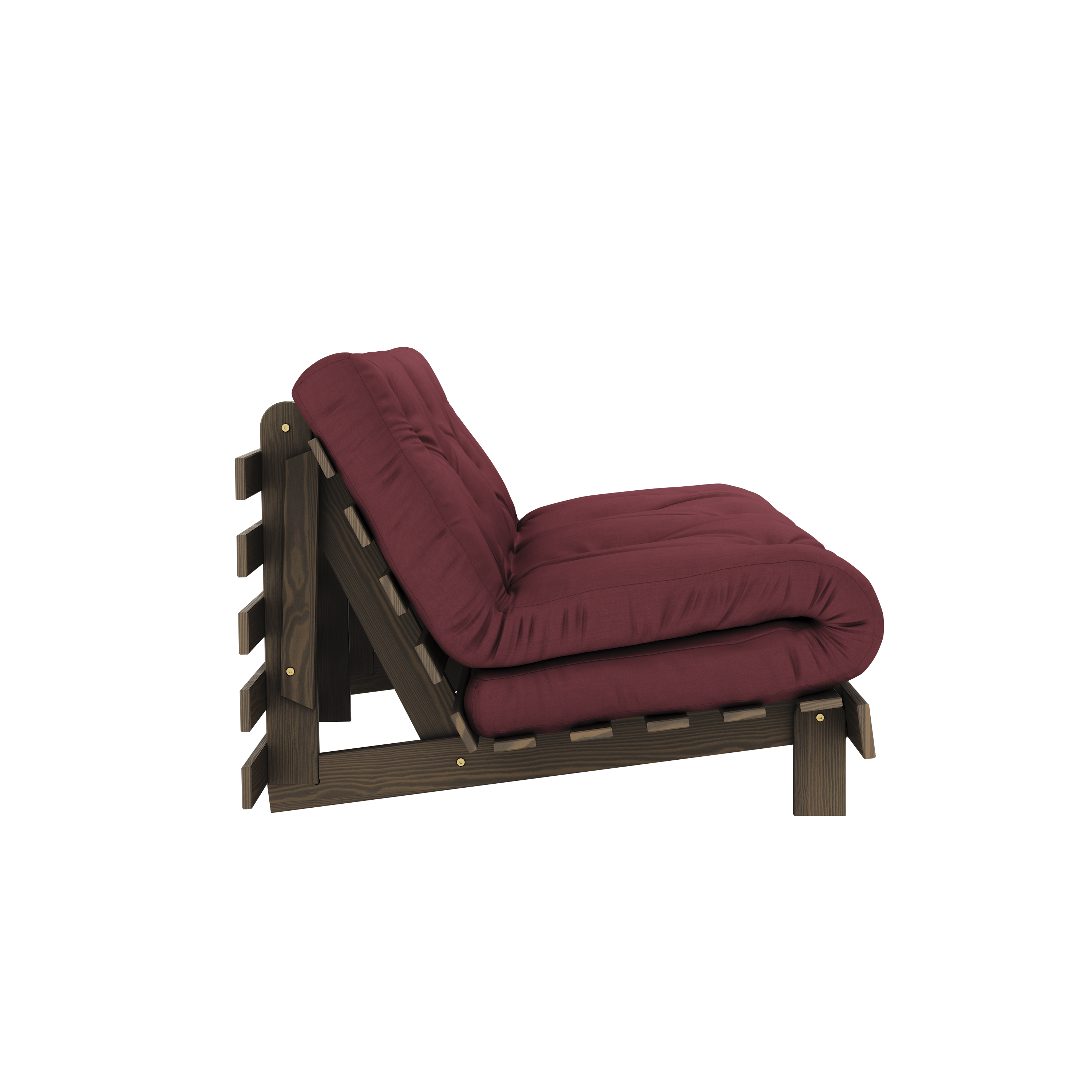 ROOTS CAROB BROWN 160 X 200 W. ROOTS MATTRESS BORDEAUX