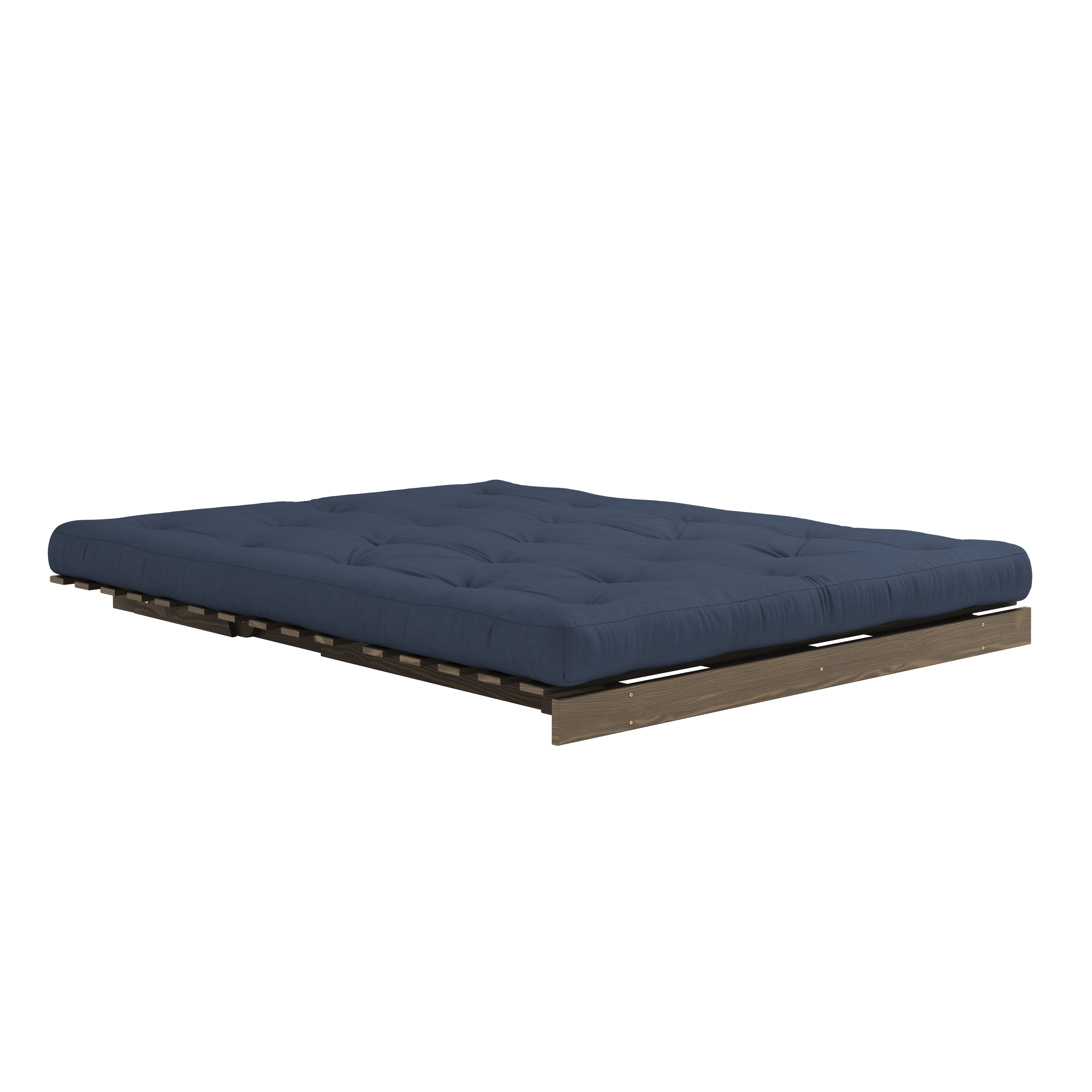 ROOTS CAROB BROWN 160 X 200 W. ROOTS MATTRESS NAVY