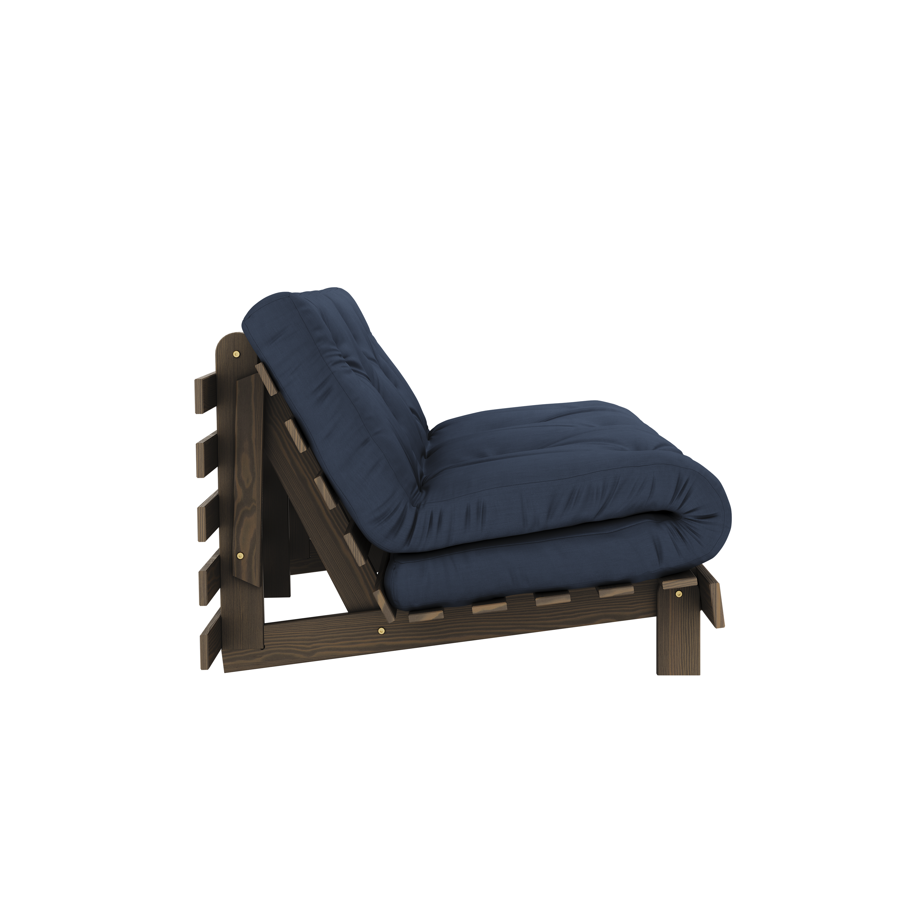 ROOTS CAROB BROWN 160 X 200 W. ROOTS MATTRESS NAVY