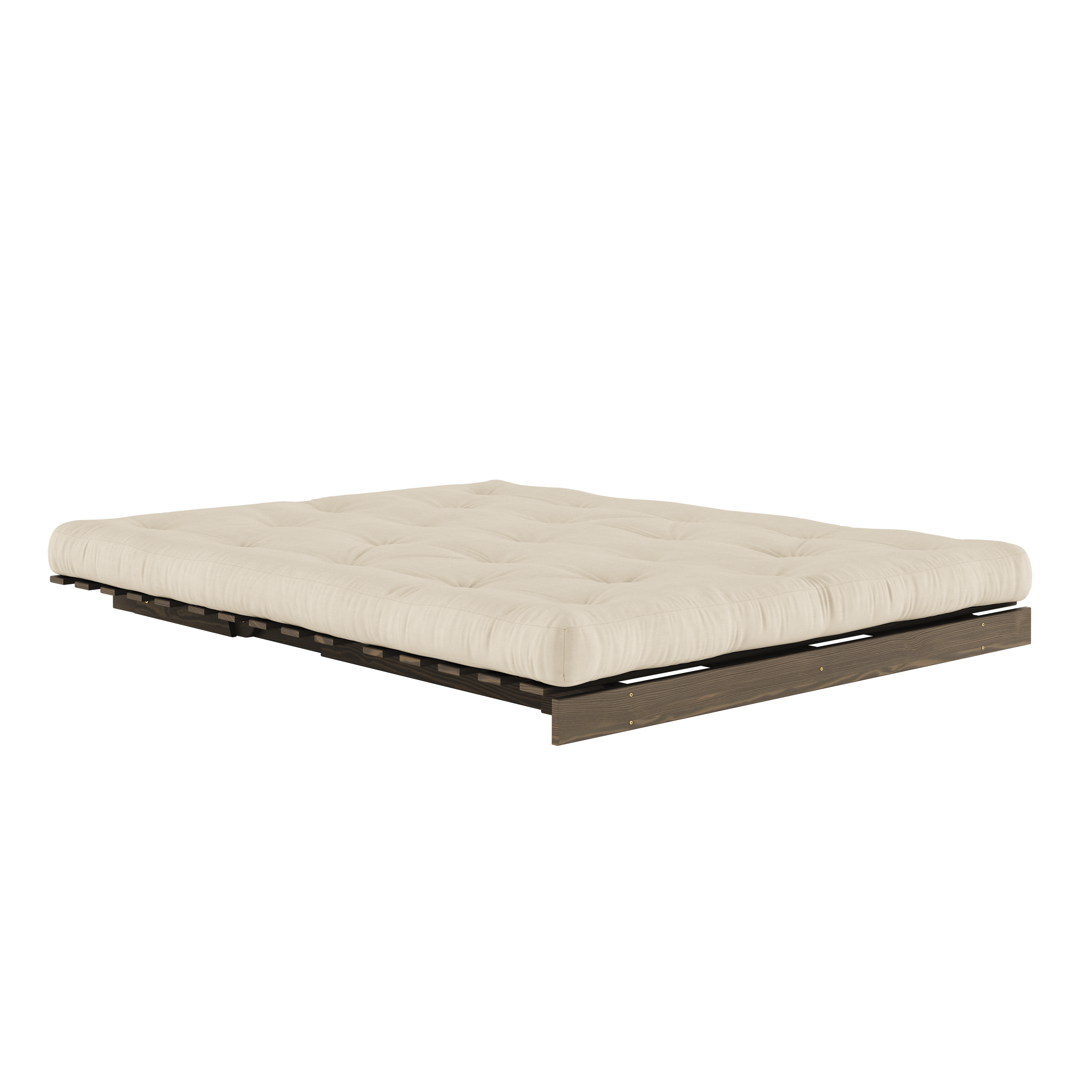ROOTS CAROB BROWN 160 X 200 W. ROOTS MATTRESS BEIGE