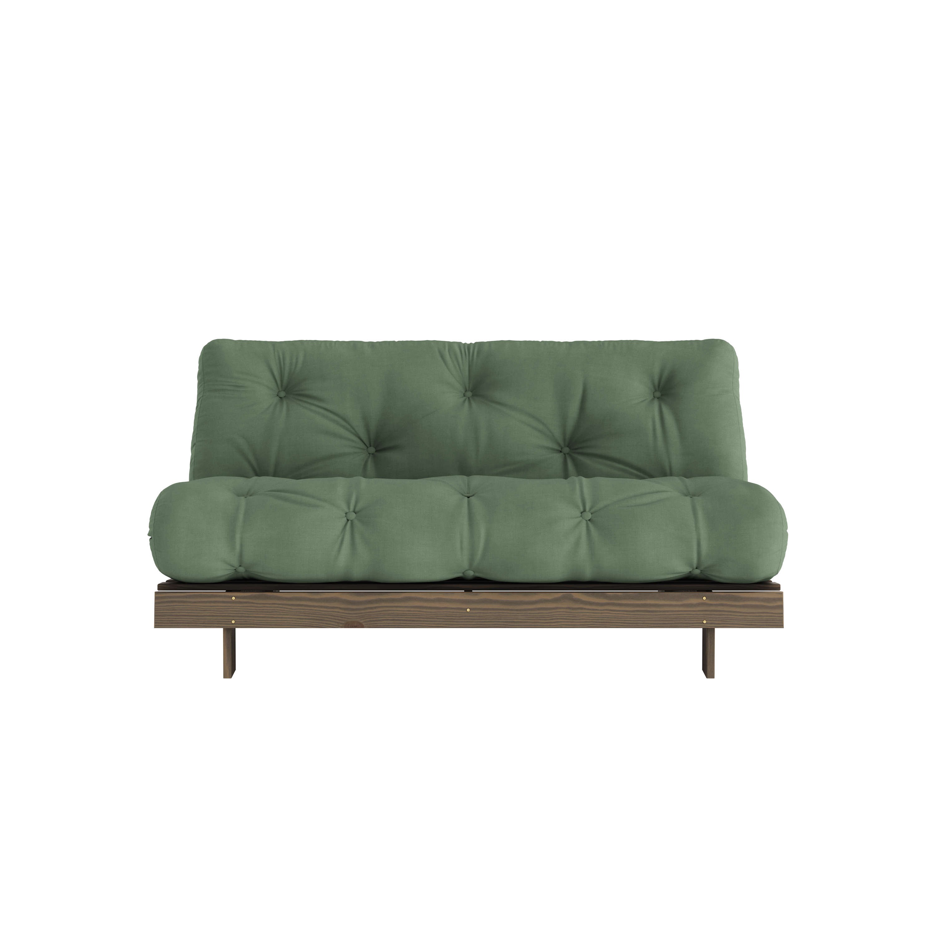 ROOTS CAROB BROWN 160 X 200 W. ROOTS MATTRESS OLIVE GREEN