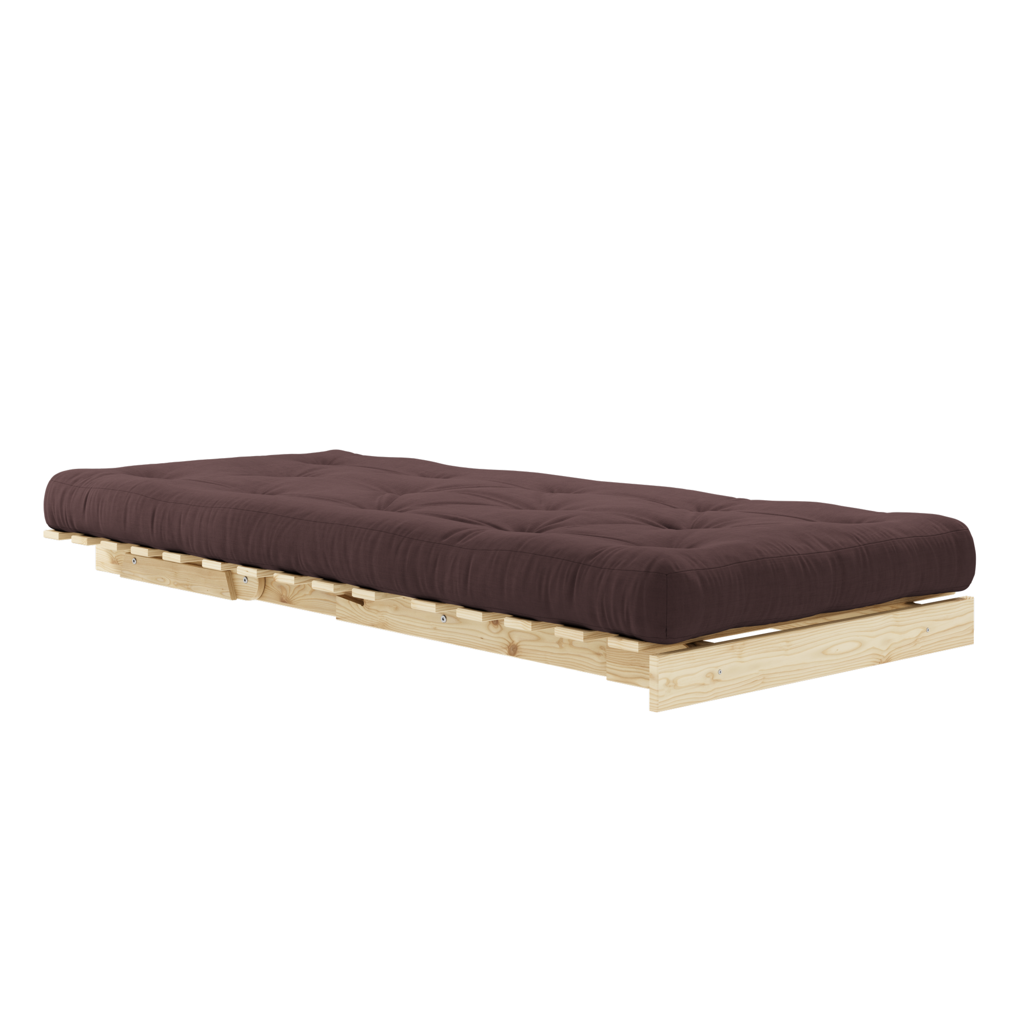 ROOTS RAW 90 X 200 W. ROOTS MATTRESS BROWN 90 X 200