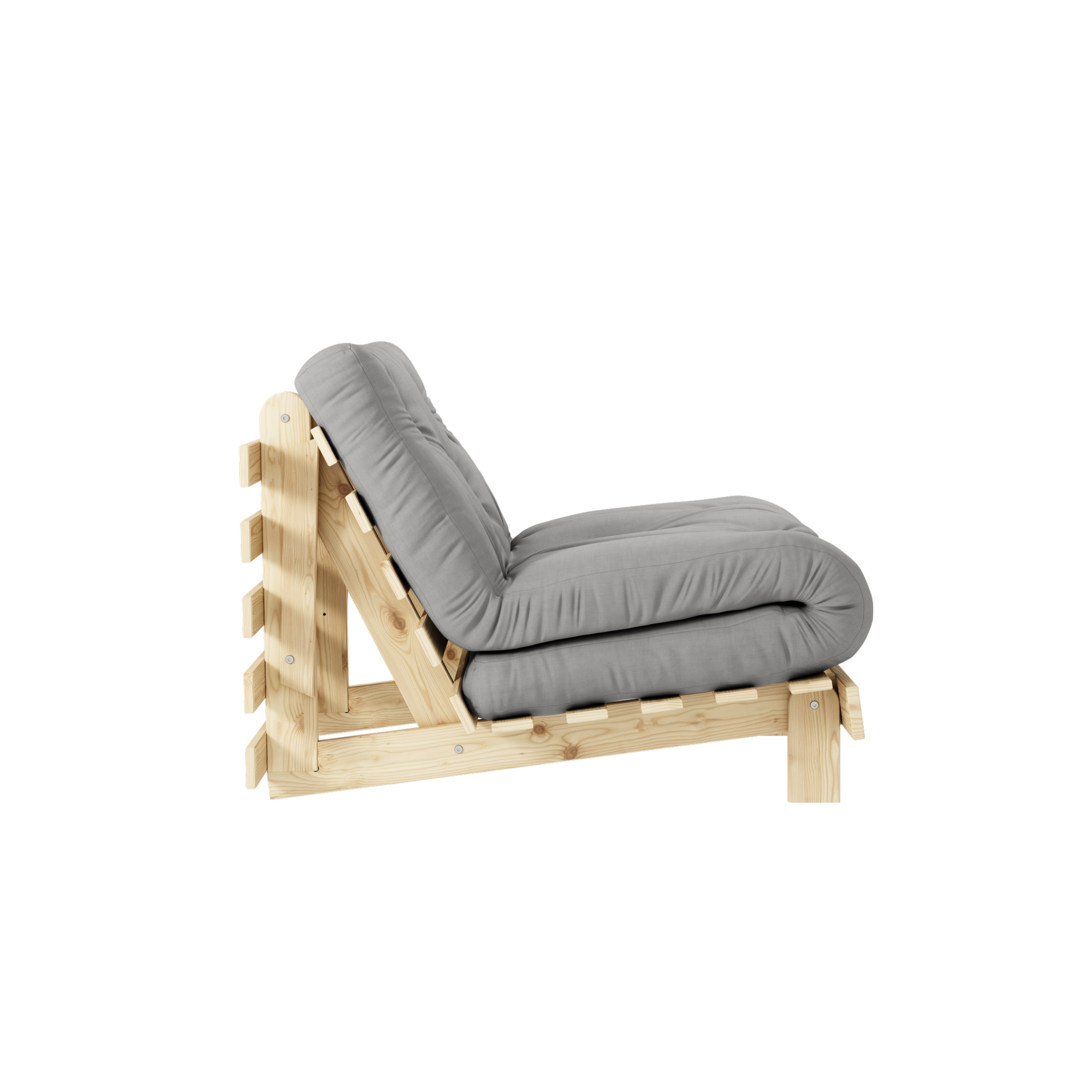 ROOTS RAW 90 X 200 W. ROOTS MATTRESS GREY 90 X 200