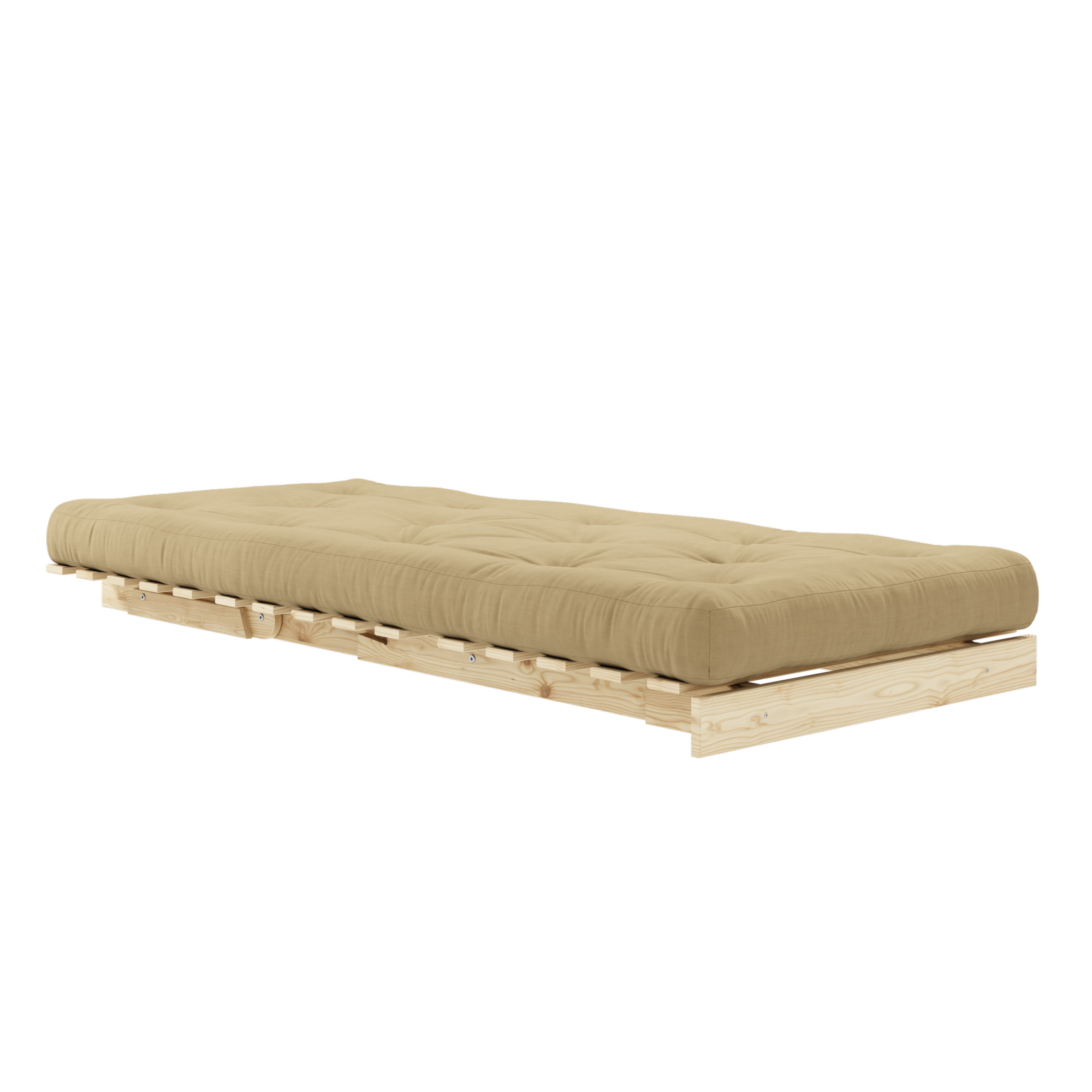 ROOTS RAW 90 X 200 W. ROOTS MATTRESS WHEAT BEIGE 90 X 200