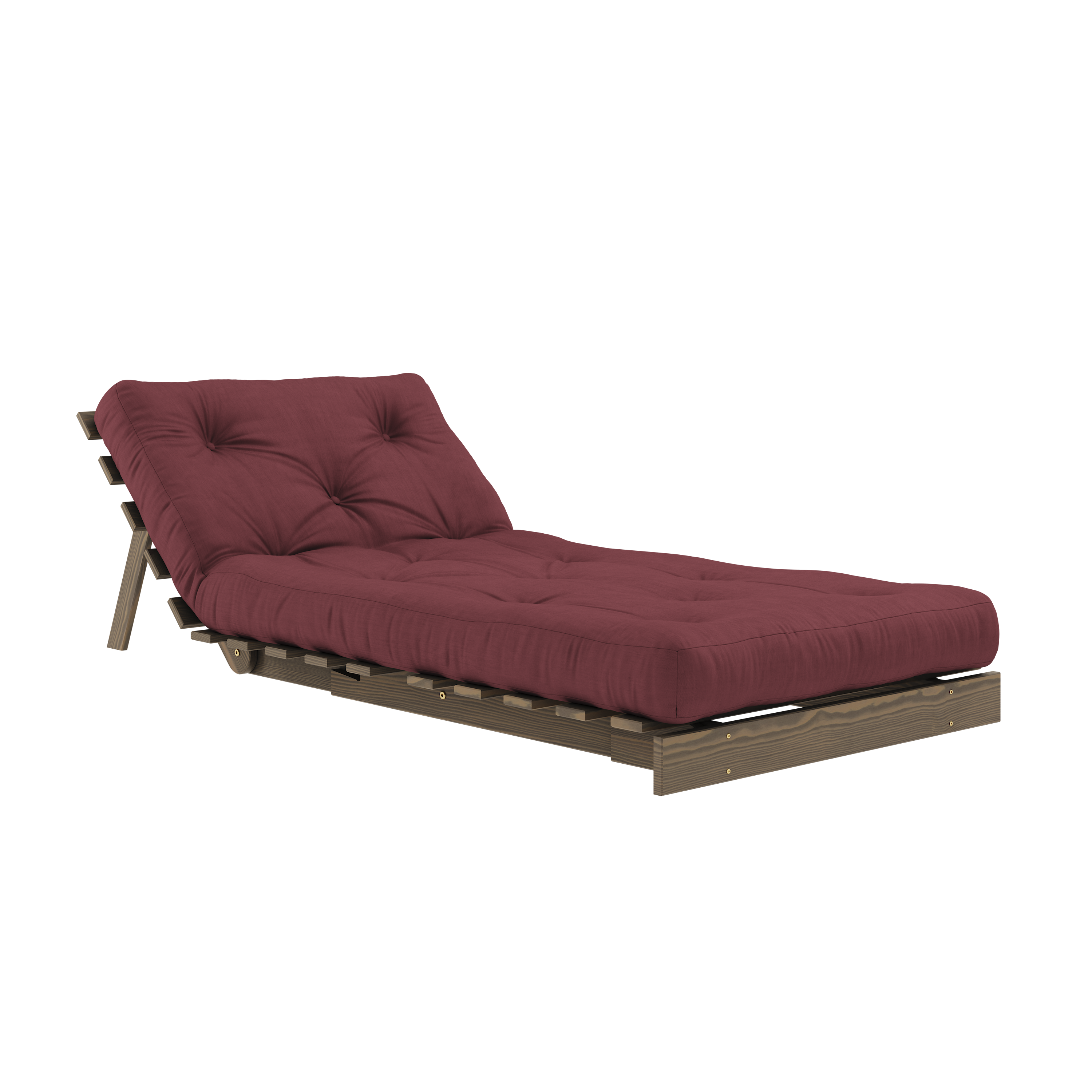 ROOTS CAROB BROWN 90 X 200 W. ROOTS MATTRESS BORDEAUX 90 X 200