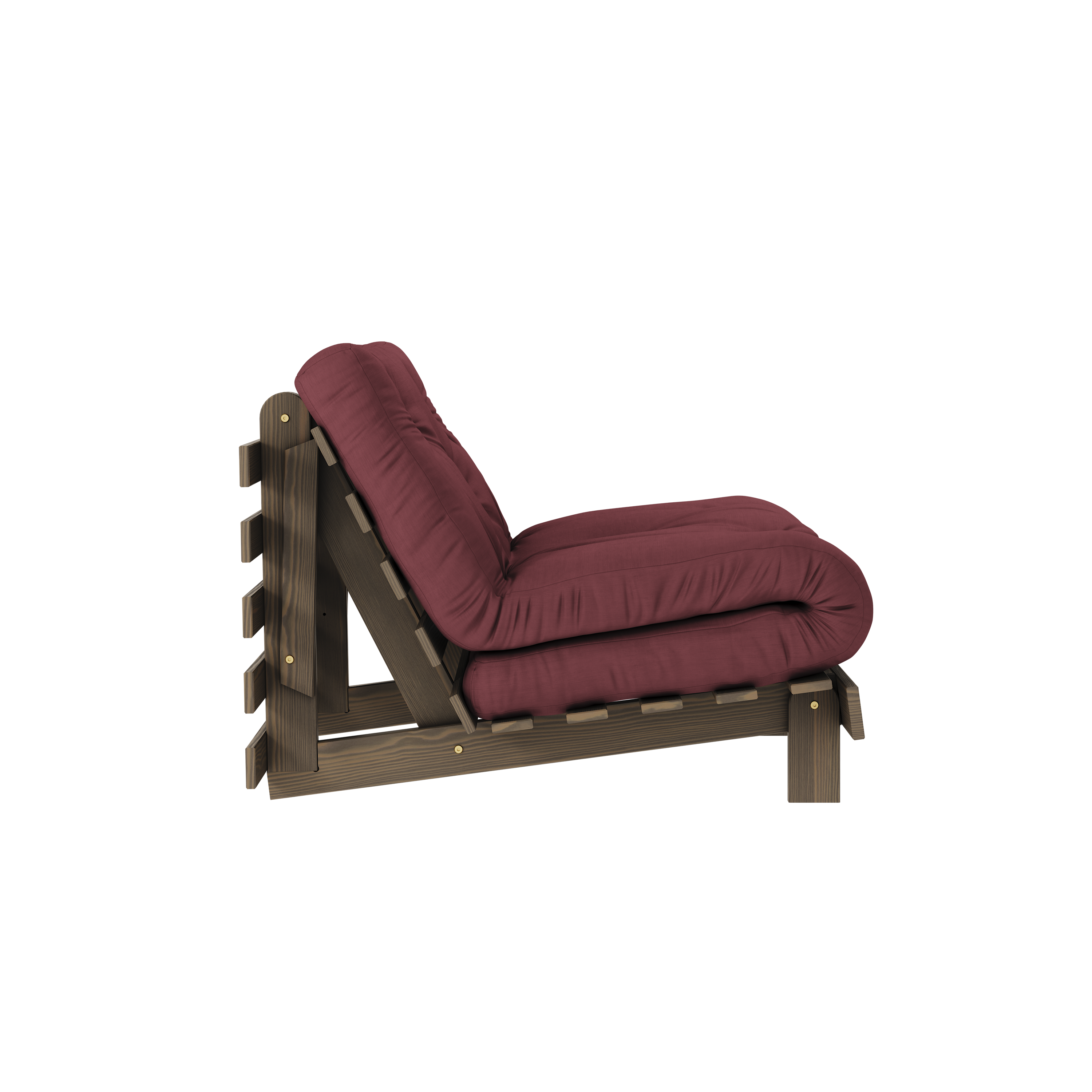 ROOTS CAROB BROWN 90 X 200 W. ROOTS MATTRESS BORDEAUX 90 X 200