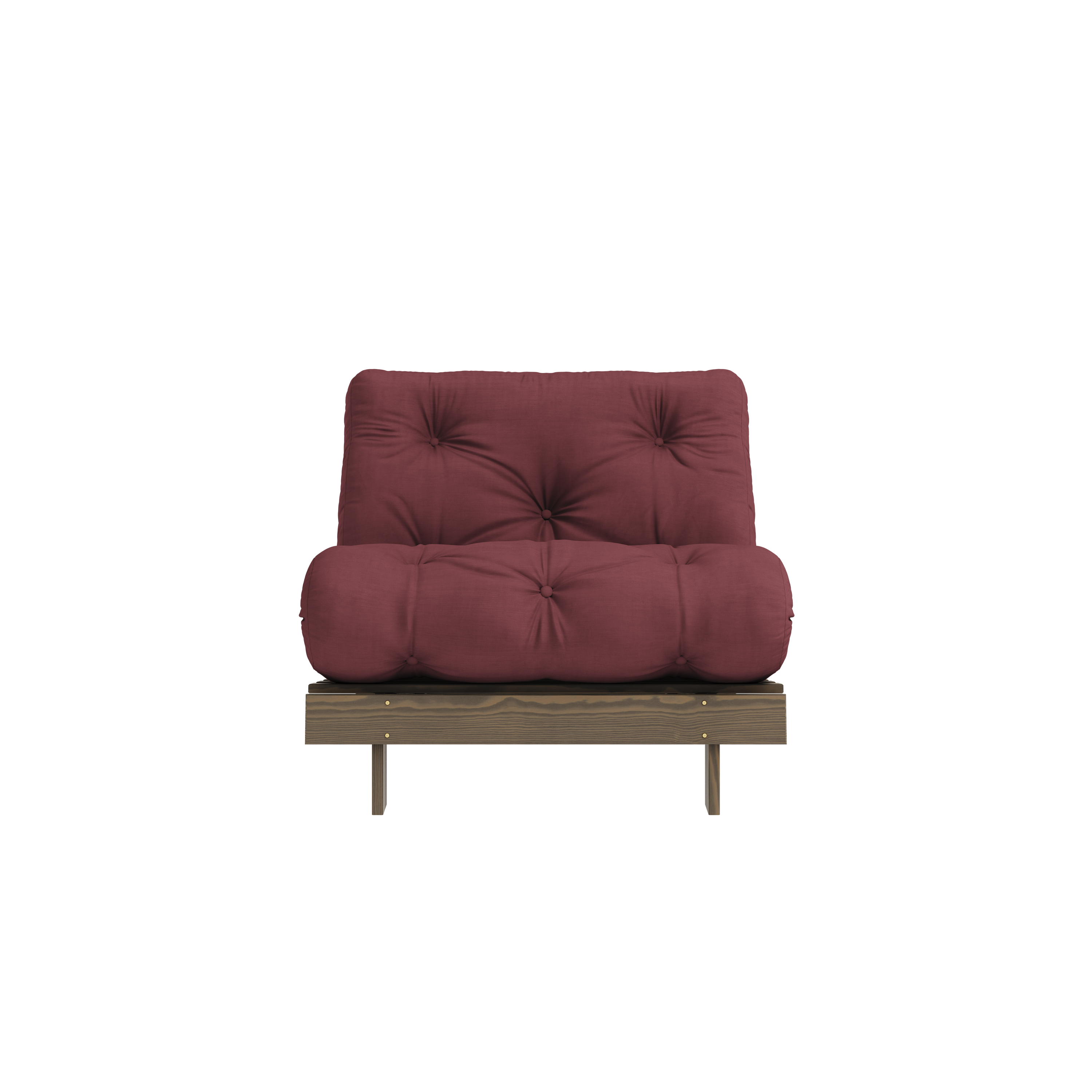 ROOTS CAROB BROWN 90 X 200 W. ROOTS MATTRESS BORDEAUX 90 X 200