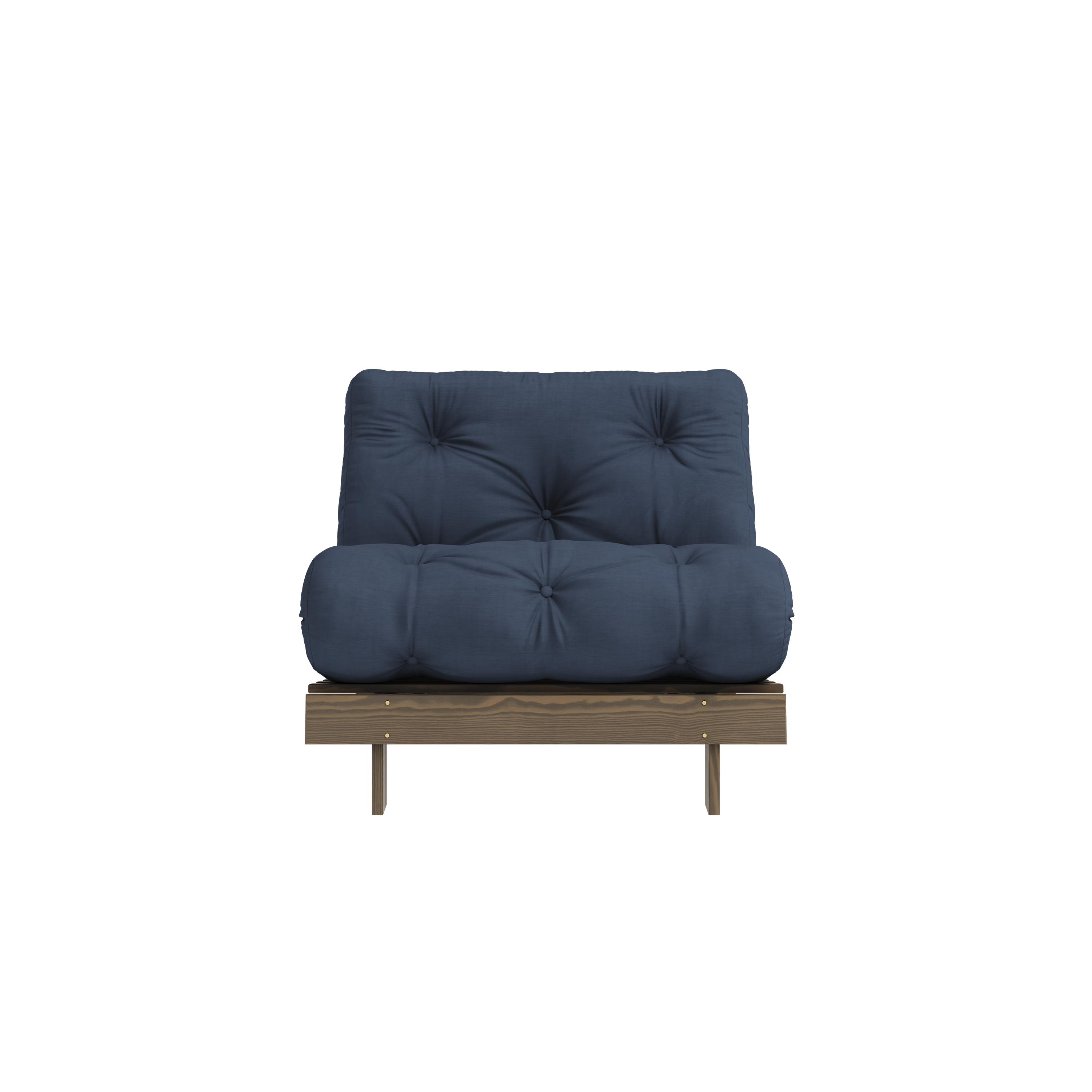 ROOTS CAROB BROWN 90 X 200 W. ROOTS MATTRESS NAVY 90 X 200