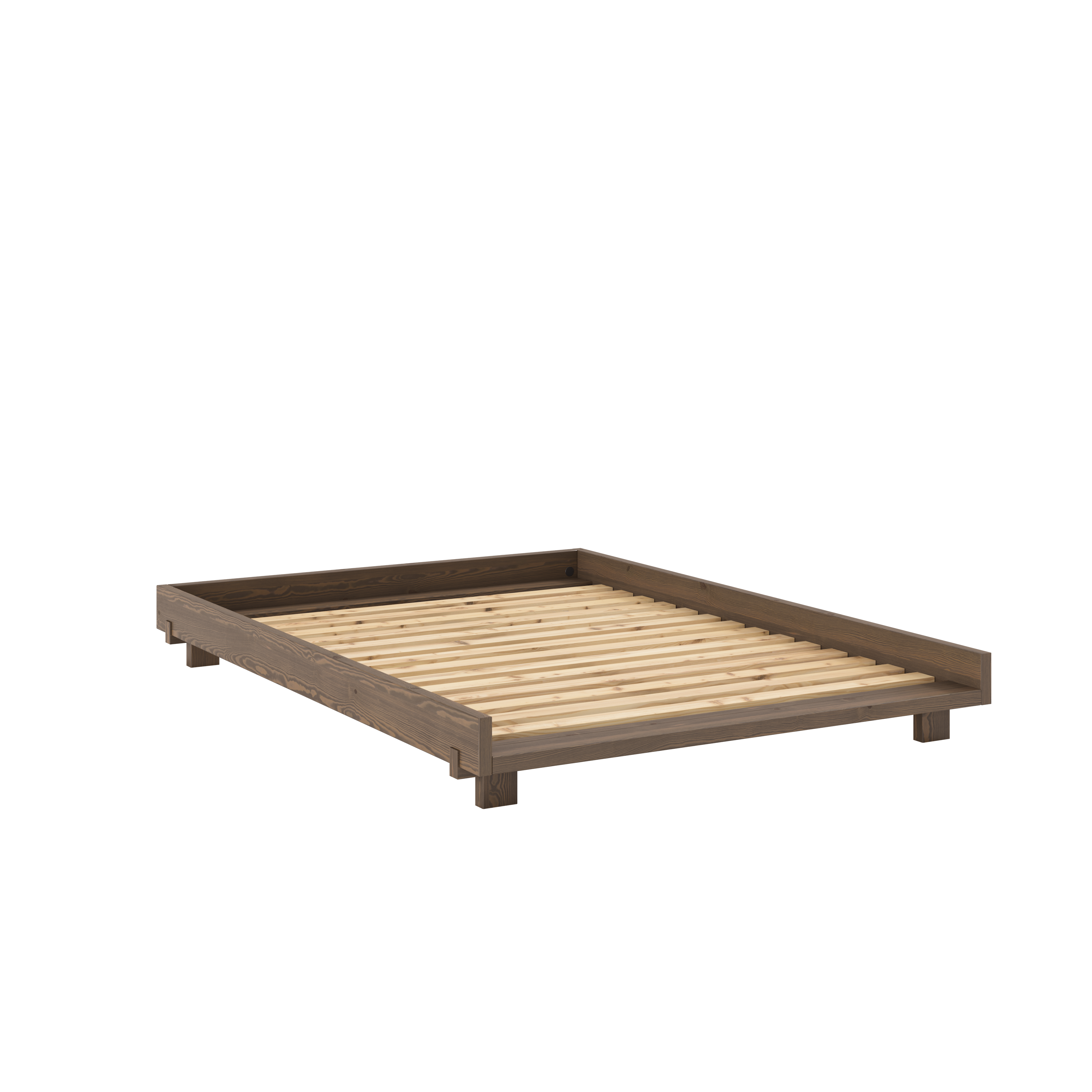 SOCIAL BED CAROB BROWN 140 X 200