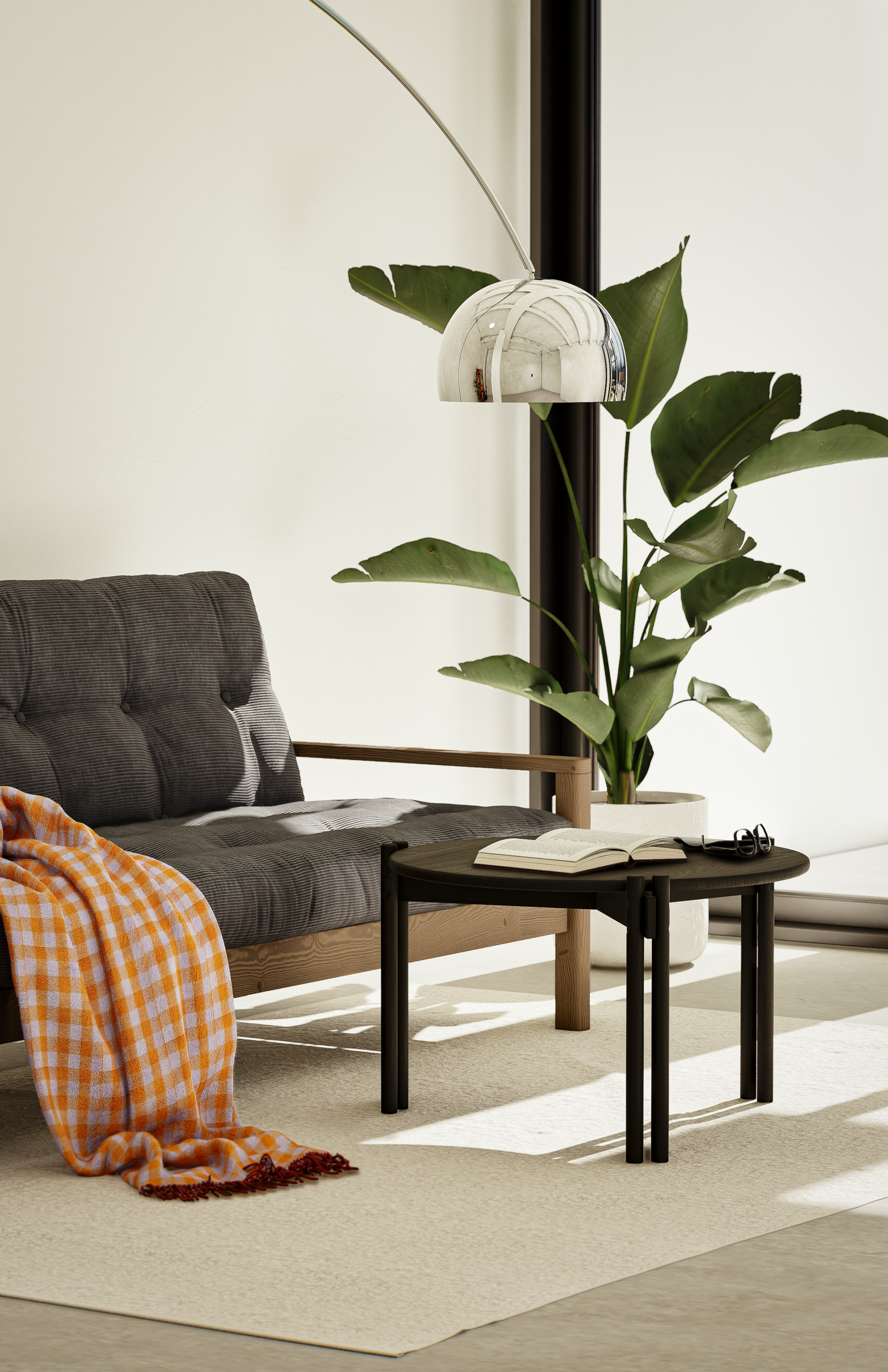 STICKS TABLE HIGH POPPY RED