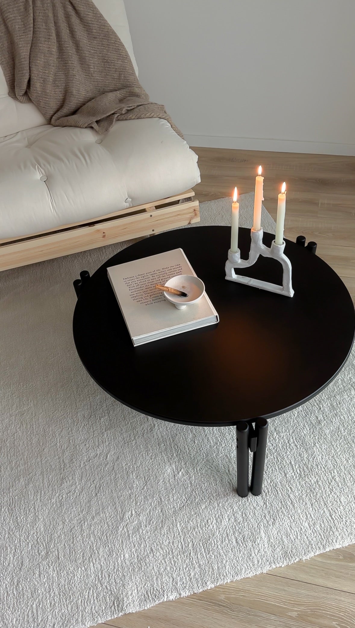 STICKS TABLE LOW BLACK NIGHT