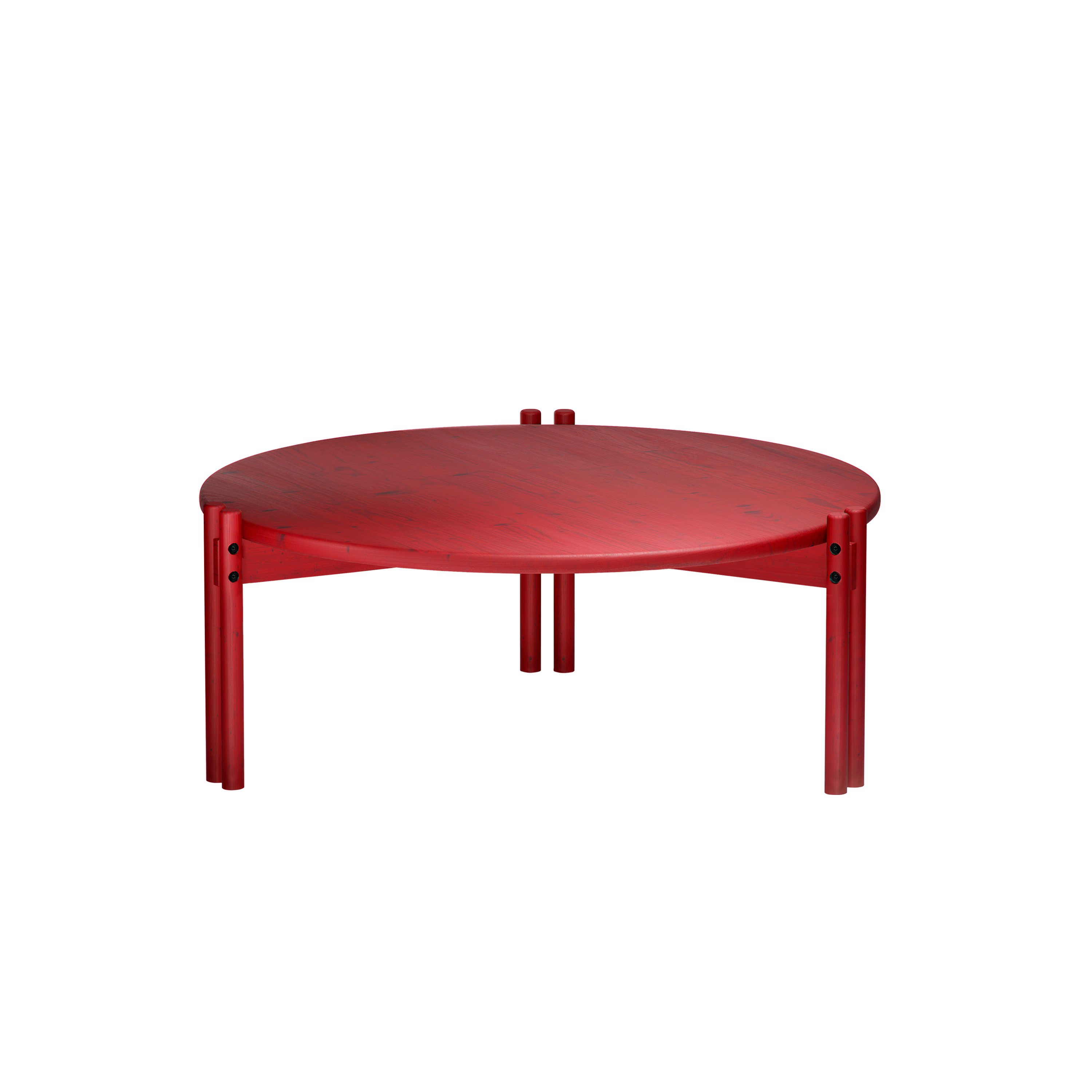 STICKS TABLE LOW POPPY RED