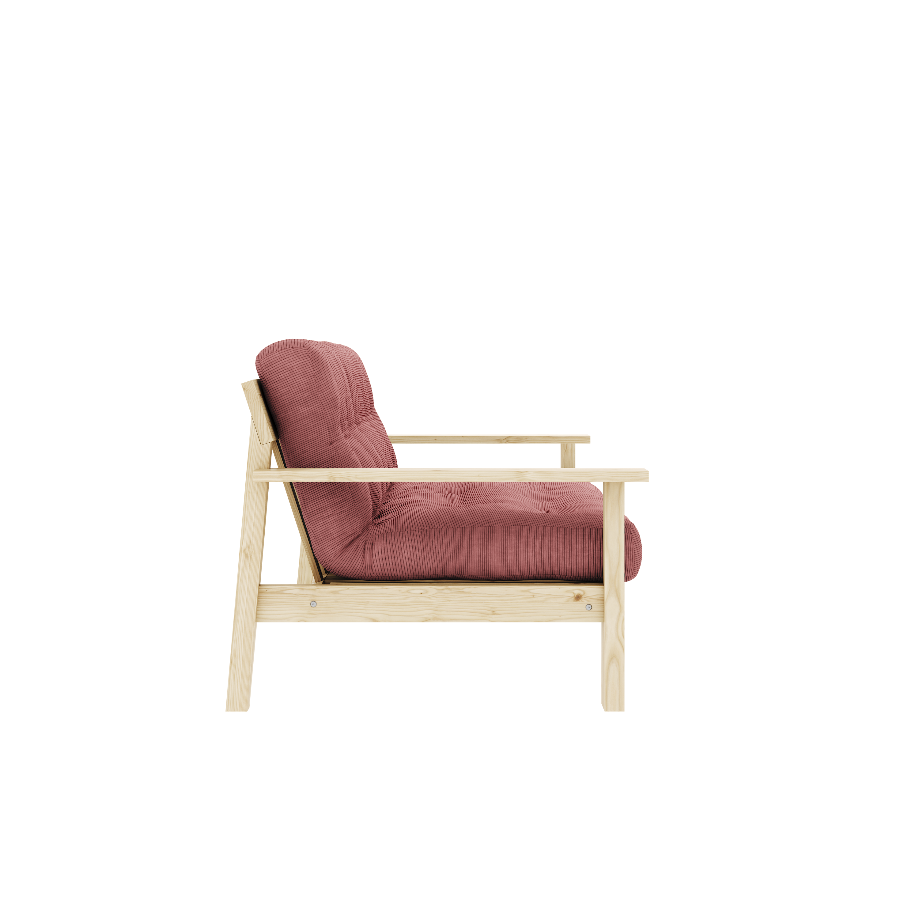 UNWIND CLEAR LACQUERED W. 5-LAYER MIXED MATTRESS SORBET PINK