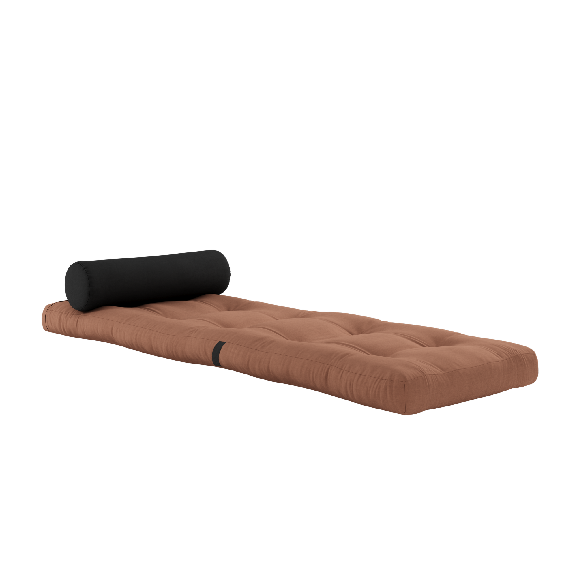 WRAP CLAY BROWN W. 1 CUSHION DARK GREY
