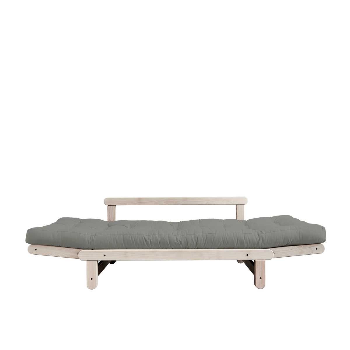 BEAT CLEAR LACQUERED W. BEAT MATTRESS SET GREY