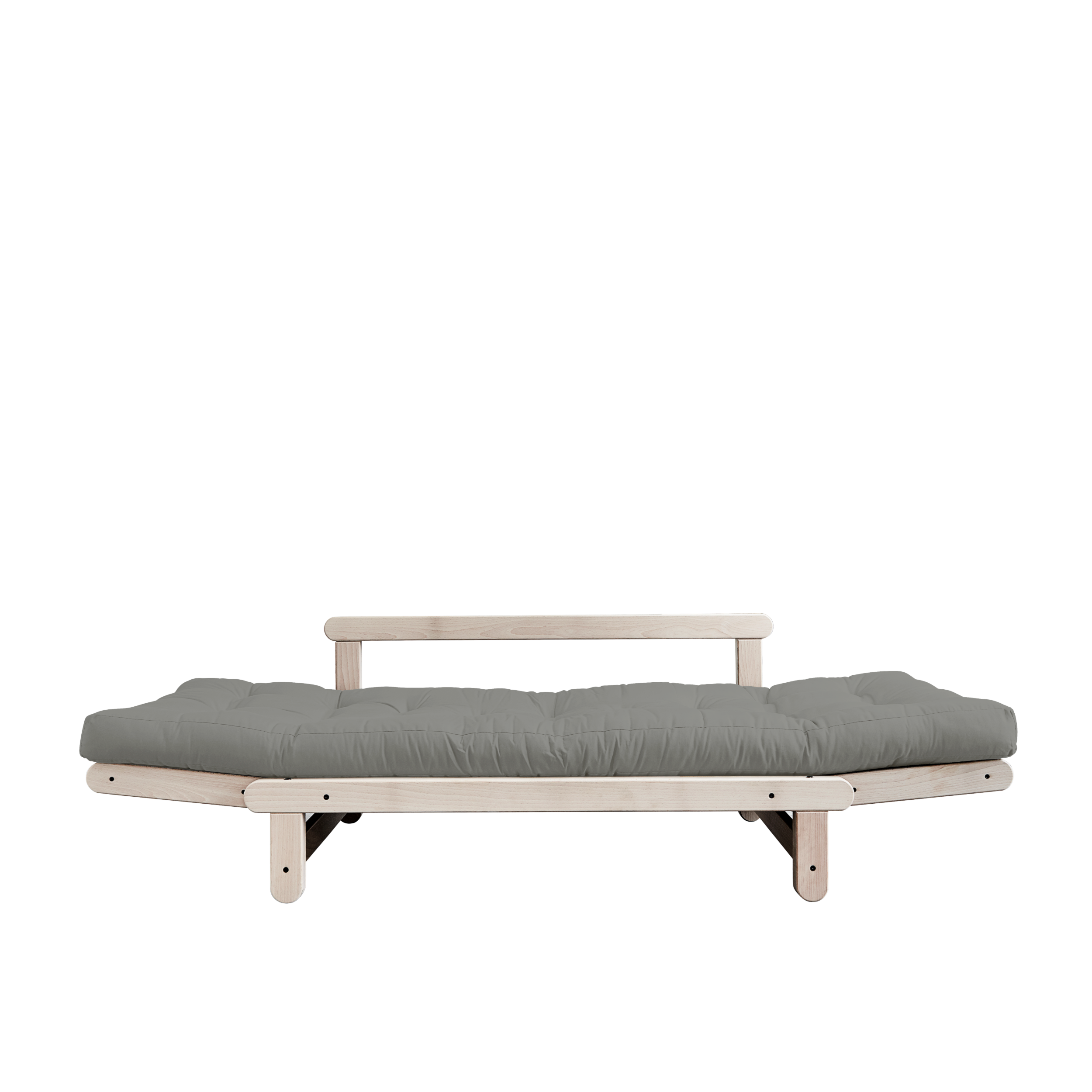 BEAT CLEAR LACQUERED W. BEAT MATTRESS SET GREY