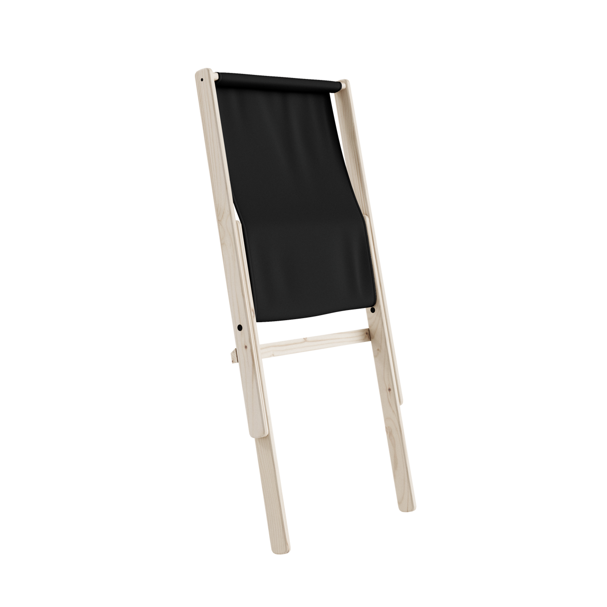 BOOGIE RAW BEECH W. BOOGIE MATTRESS DARK GREY