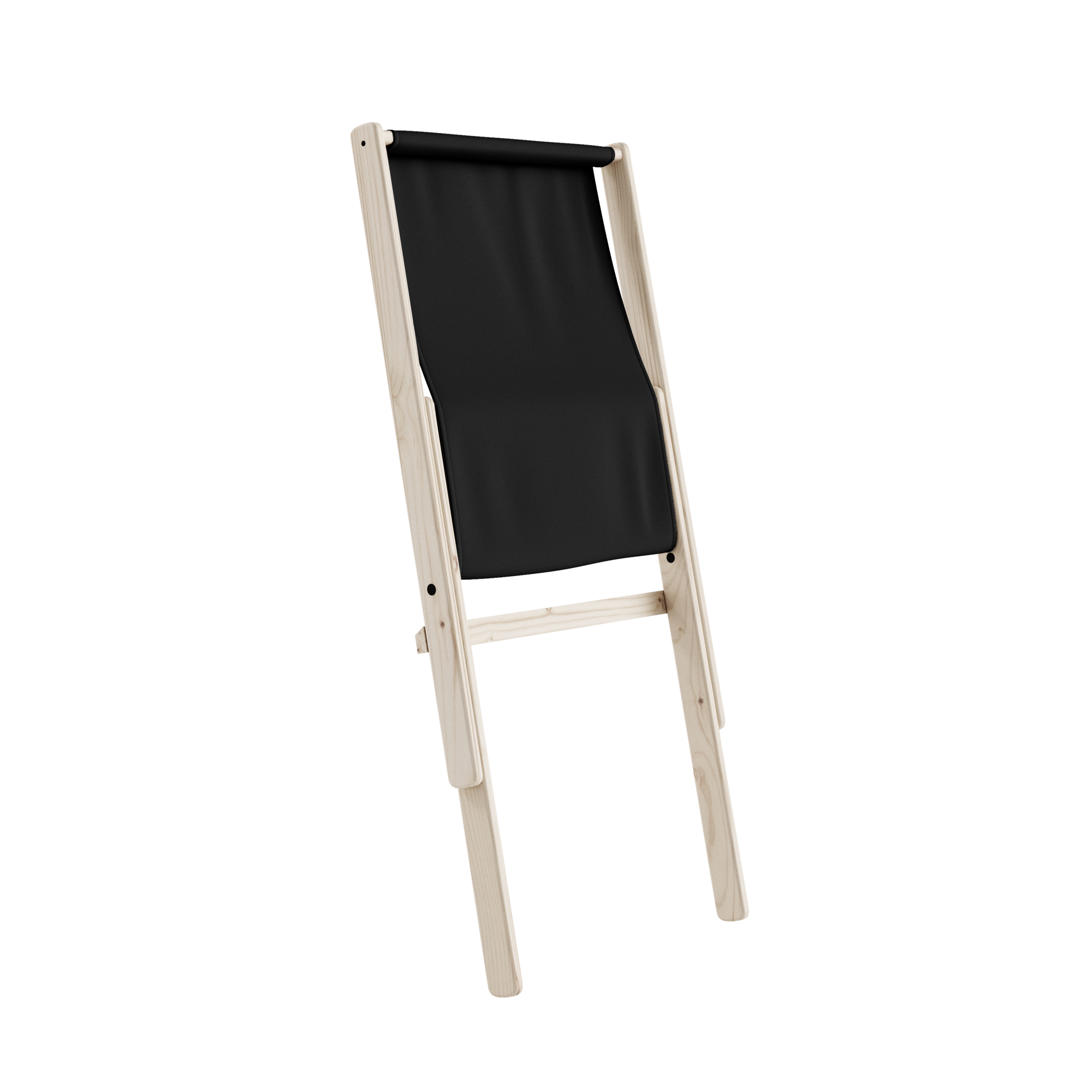 BOOGIE RAW BEECH W. BOOGIE MATTRESS DARK GREY