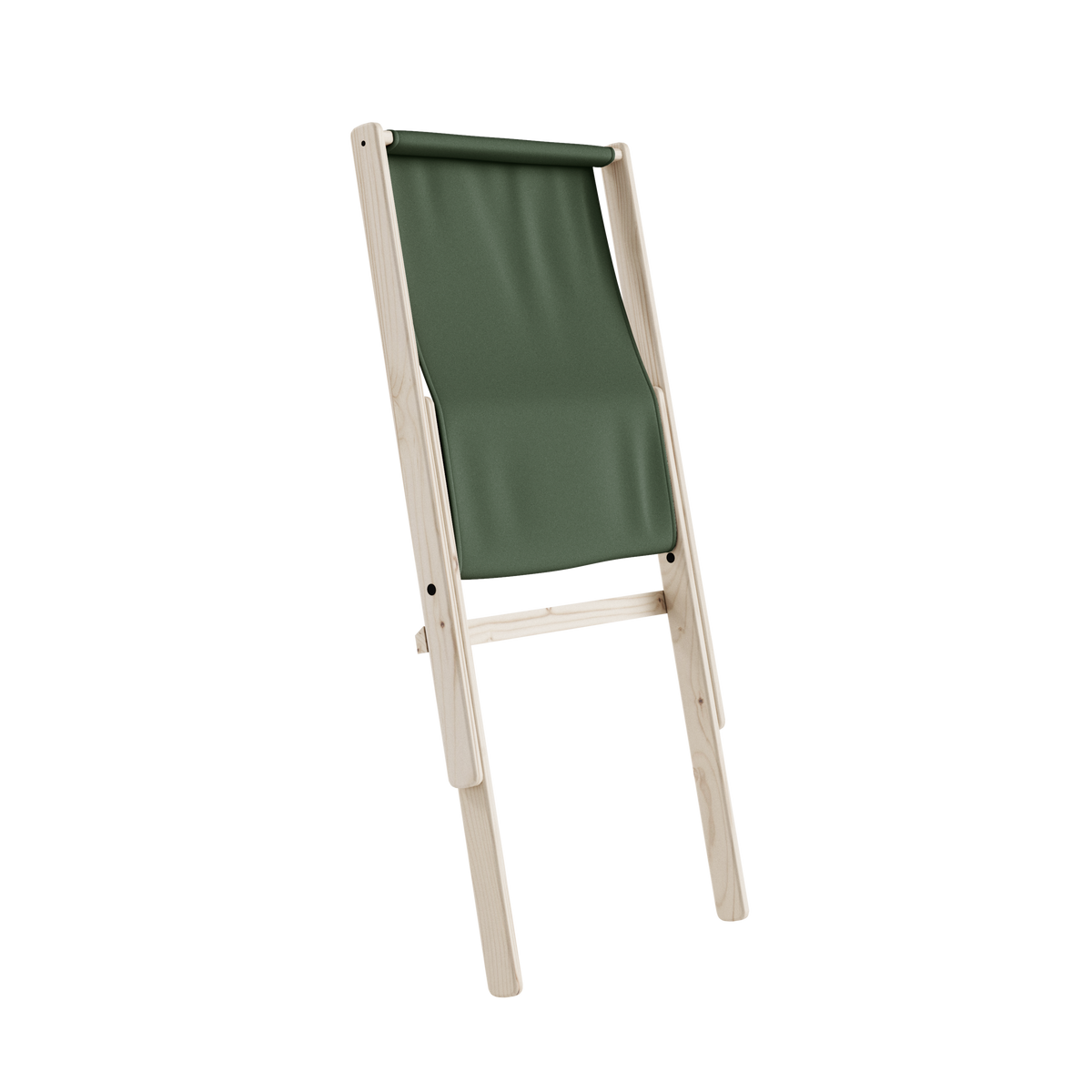 BOOGIE RAW BEECH W. BOOGIE MATTRESS OLIVE GREEN