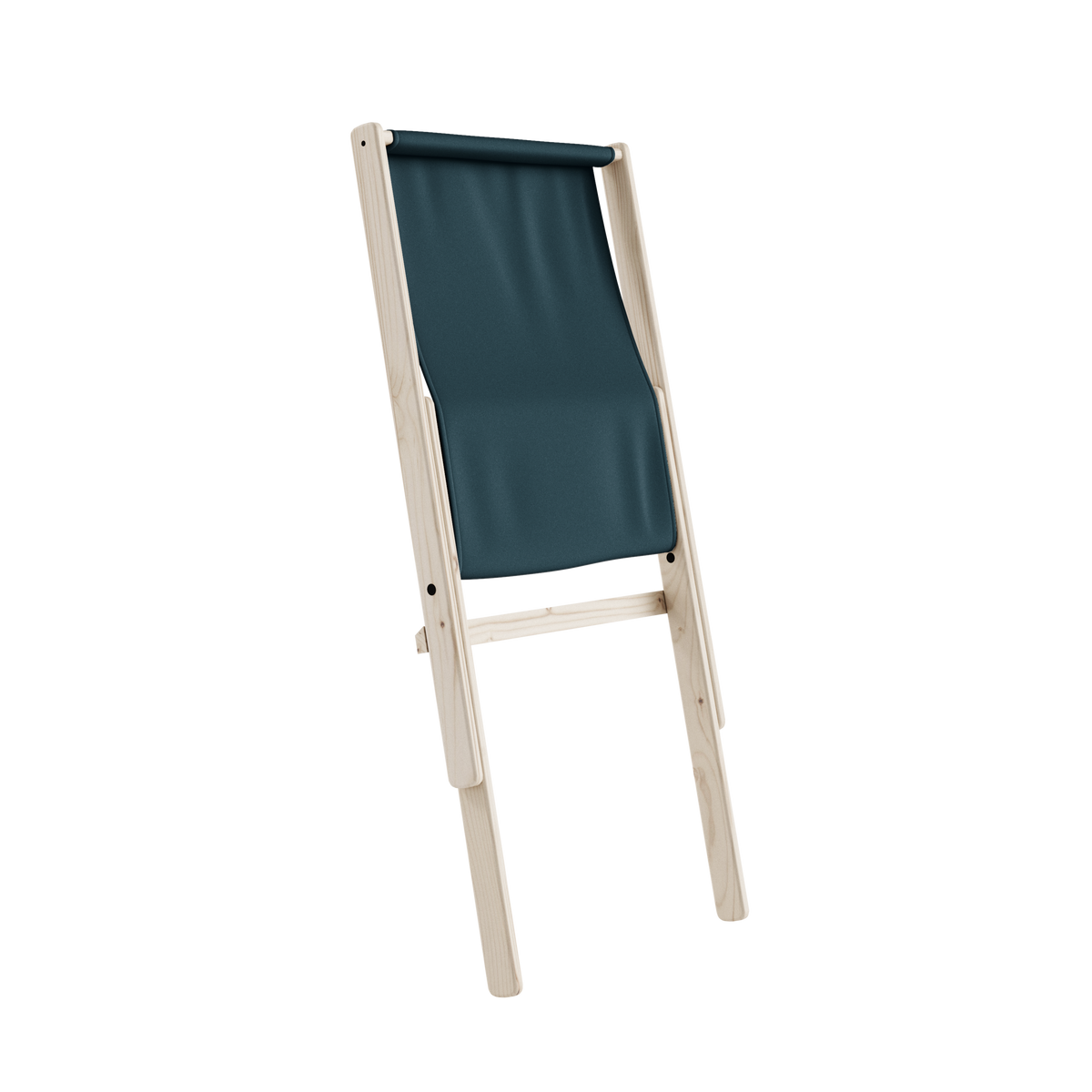 BOOGIE RAW BEECH W. BOOGIE MATTRESS PETROL BLUE