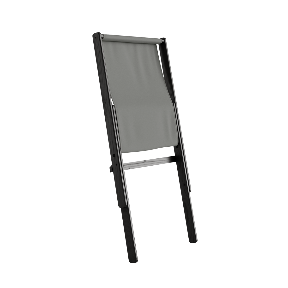 BOOGIE BLACK LACQUERED BEECH W. BOOGIE MATTRESS GREY