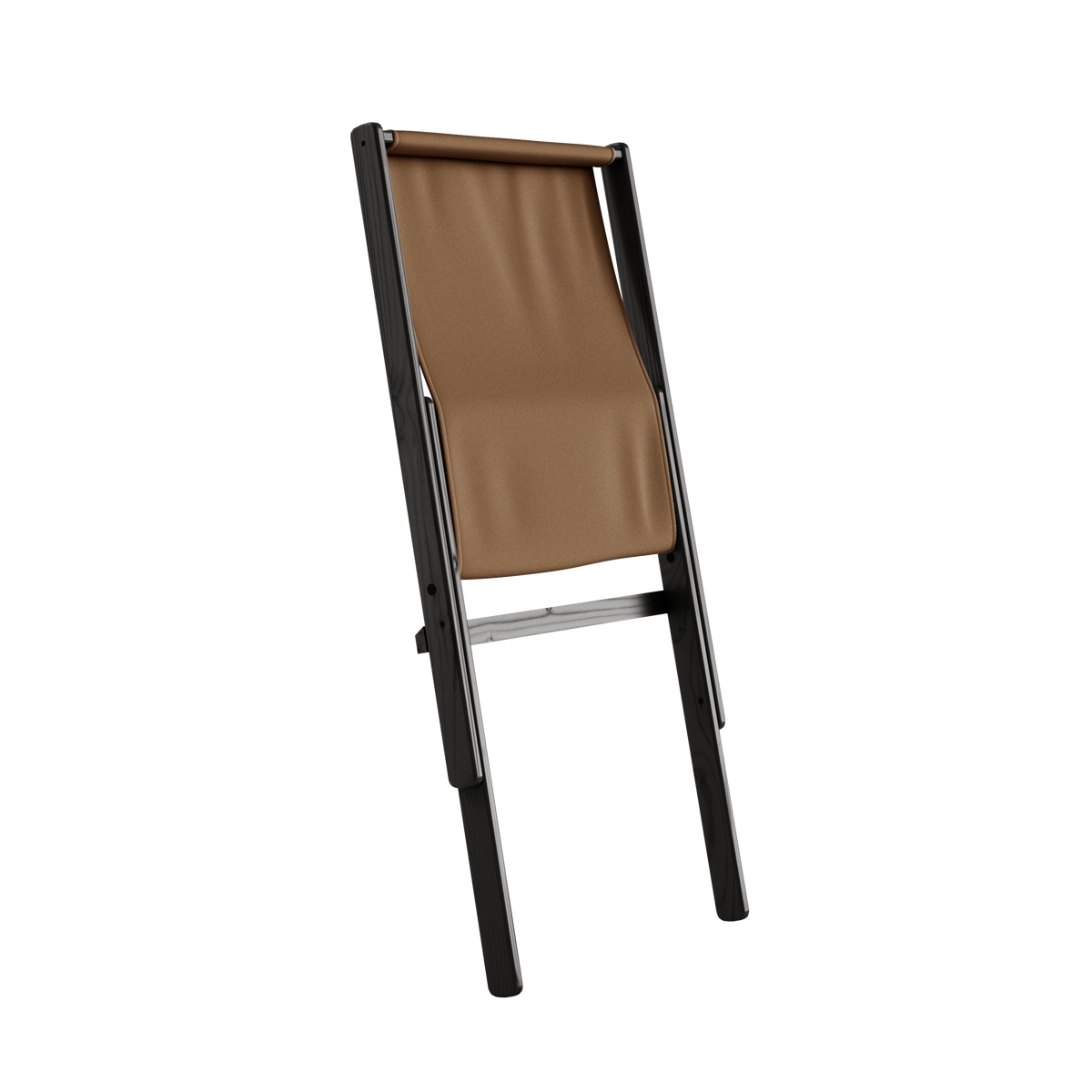 BOOGIE BLACK LACQUERED BEECH W. BOOGIE MATTRESS MOCCA