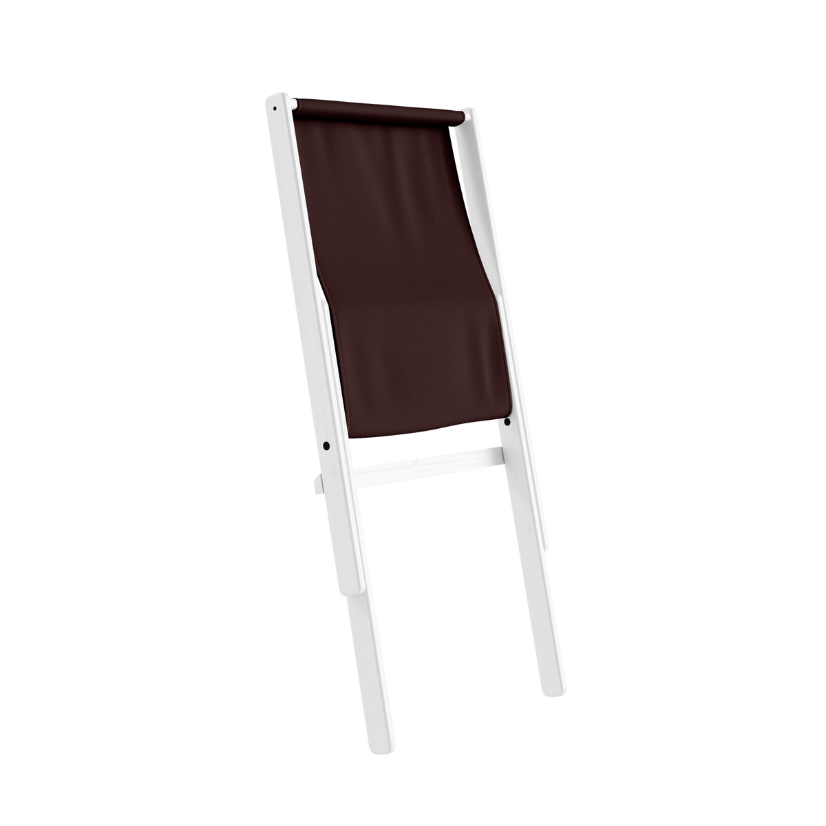 BOOGIE WHITE LACQUERED BEECH W. BOOGIE MATTRESS BROWN