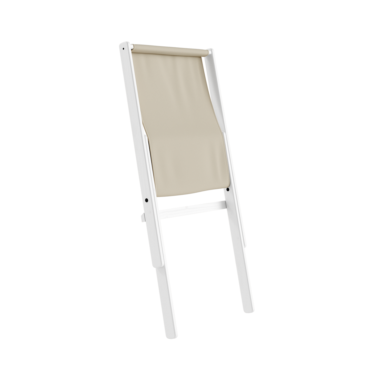 BOOGIE WHITE LACQUERED BEECH W. BOOGIE MATTRESS BEIGE