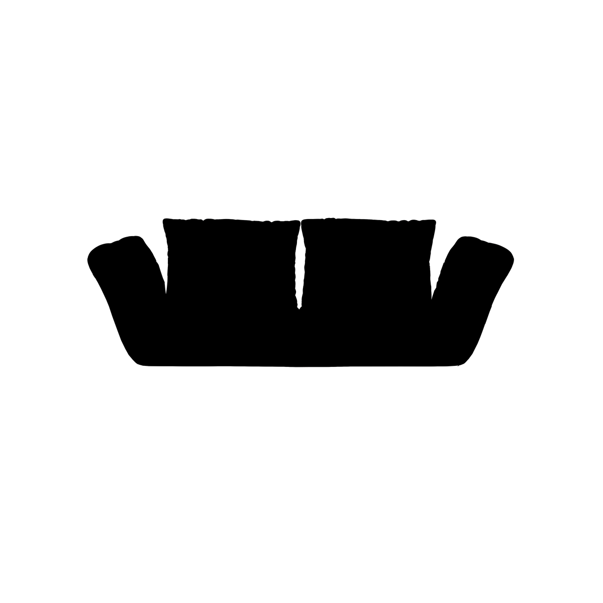 Beat Mattress Clay Brown W. 2 Cushions Clay Brown