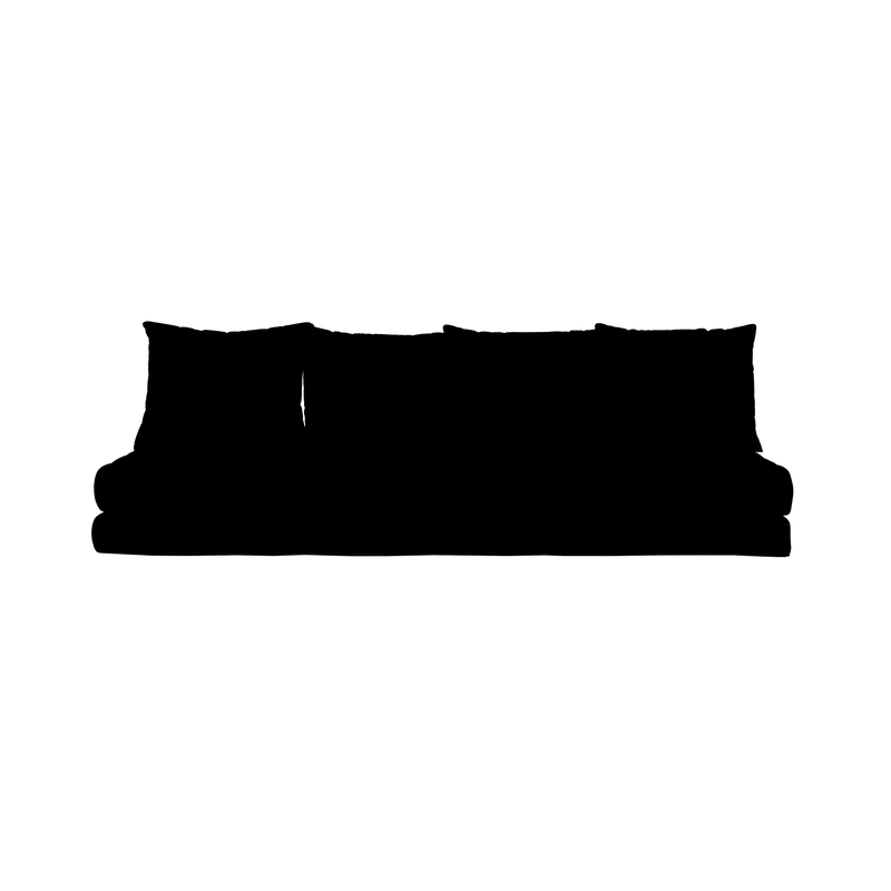 Chico Mattress Linen W. 2 Cushions Linen