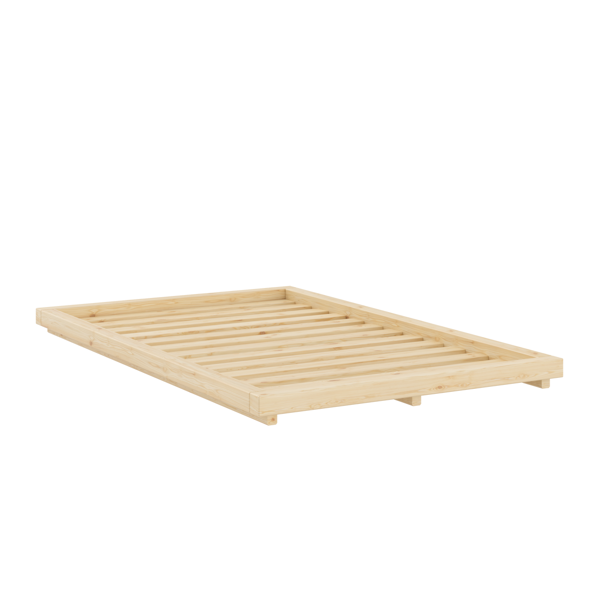 DOCK BED CLEAR LACQUERED 120 X 200