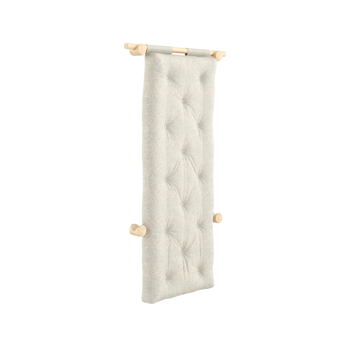 HOOKED RAW 75 X 200 W. BRAVO MATTRESS SOFT CHALK