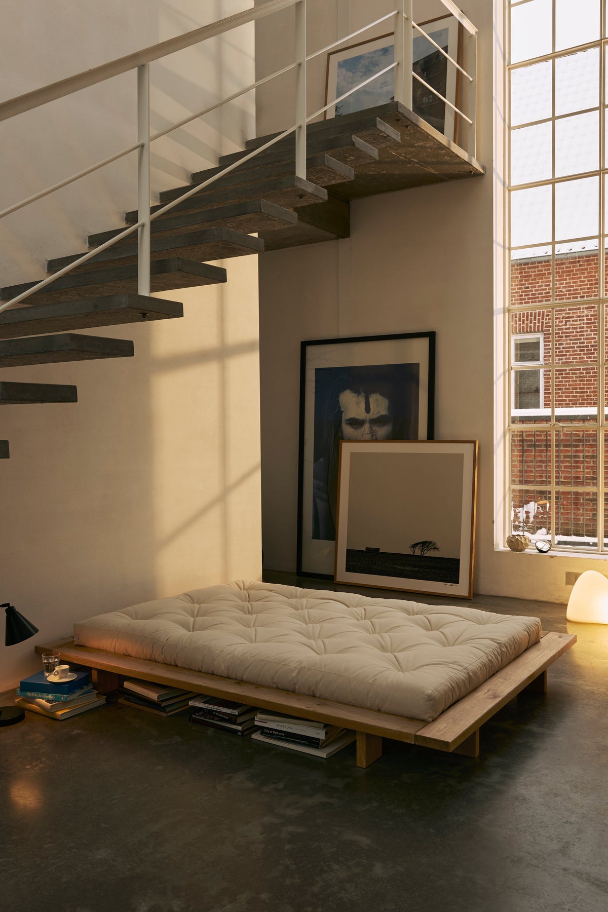 JAPAN BED OAK 120 X 200