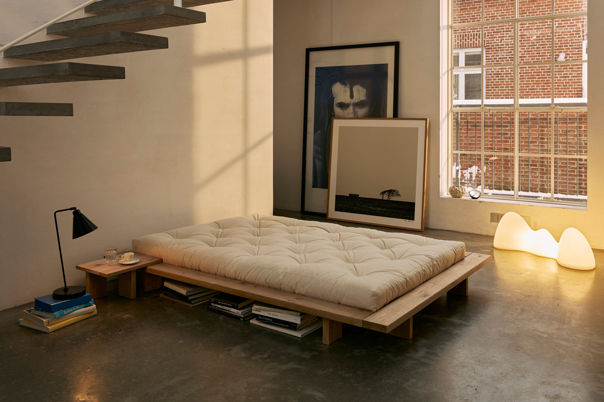 JAPAN BED OAK 140 X 200