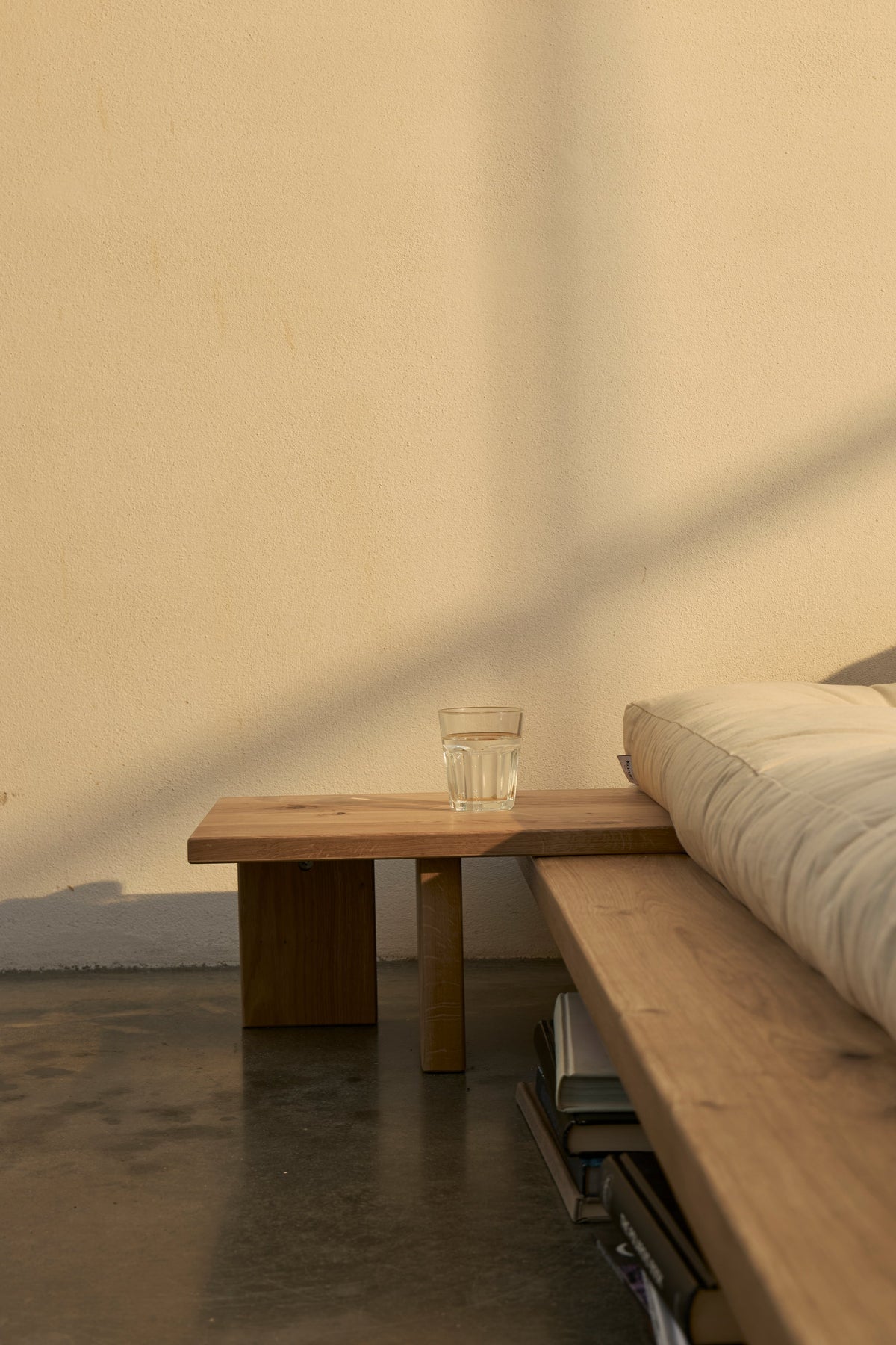 JAPAN BED SIDE TABLE OAK